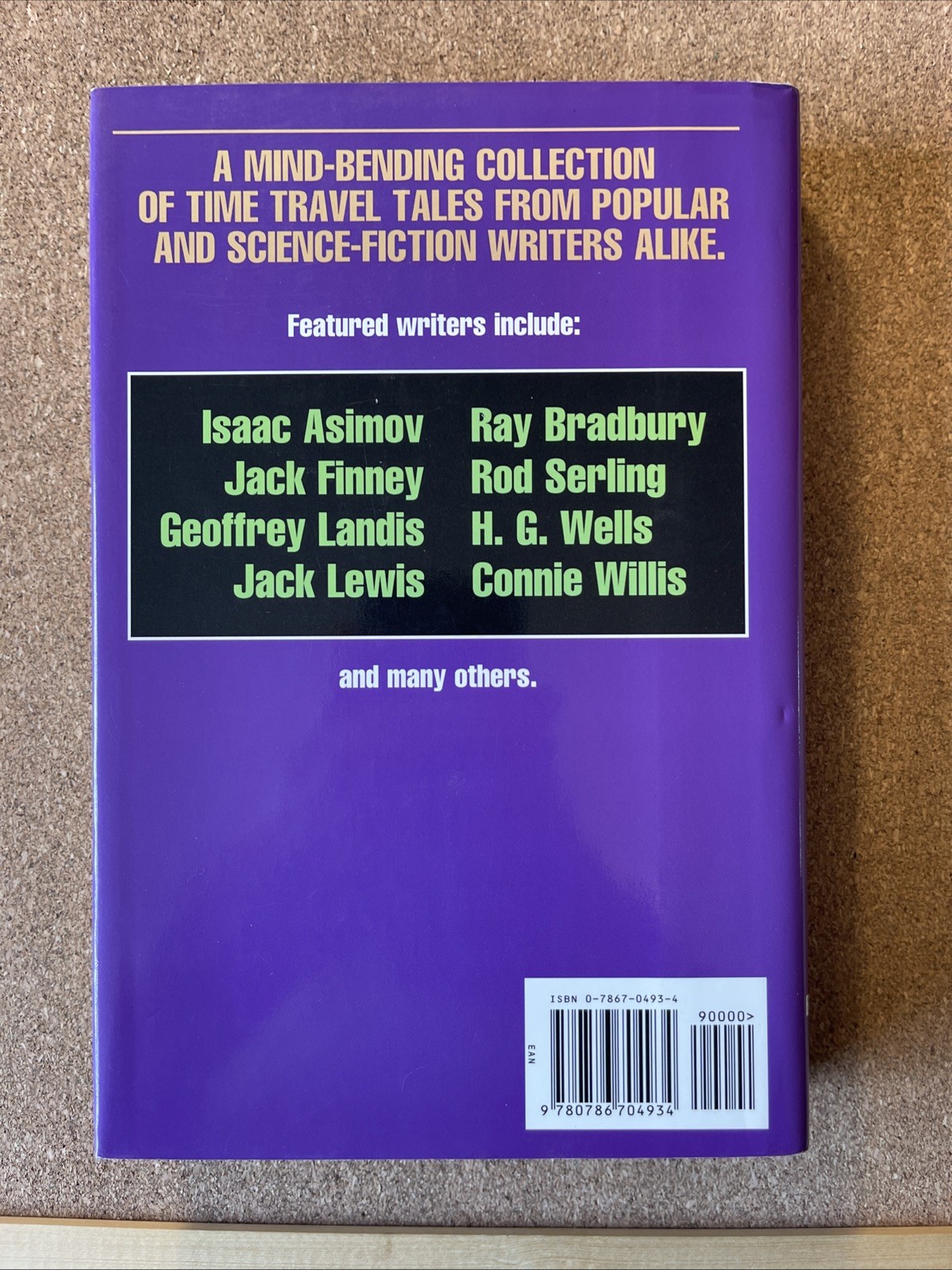 Time Machines : Best Time Travel Stories VGC US Hardback 1998 Editor Bill Adler