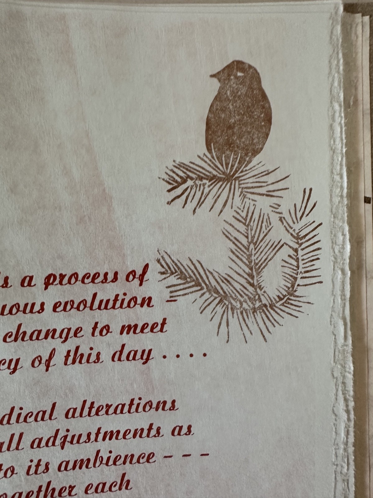 Aggrandize Gwen Frostic 1993 1st ed poetry block print art nature natural animal