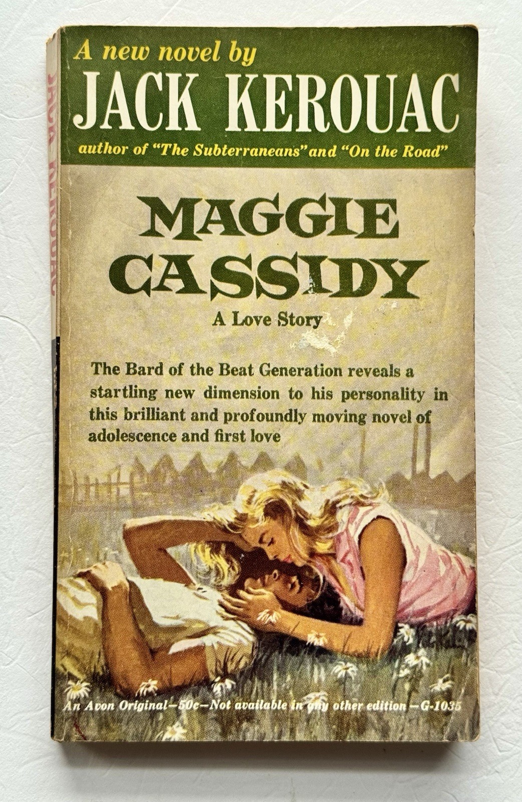 1st Edition 1st Print 1959 Jack Kerouac Maggie Cassidy PB Avon