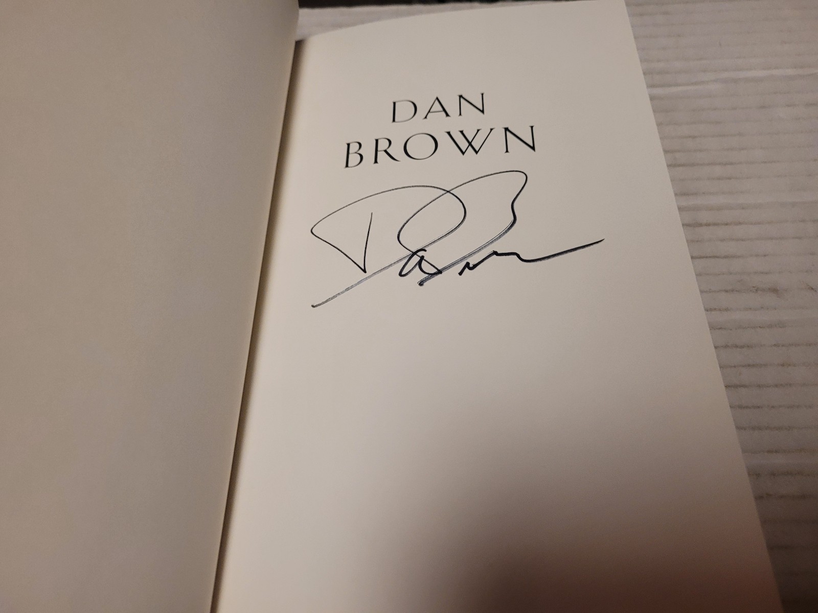 Secret of Secrets : A Novel by Dan Brown (2025, Hardcover) SIGNED 1st/1st