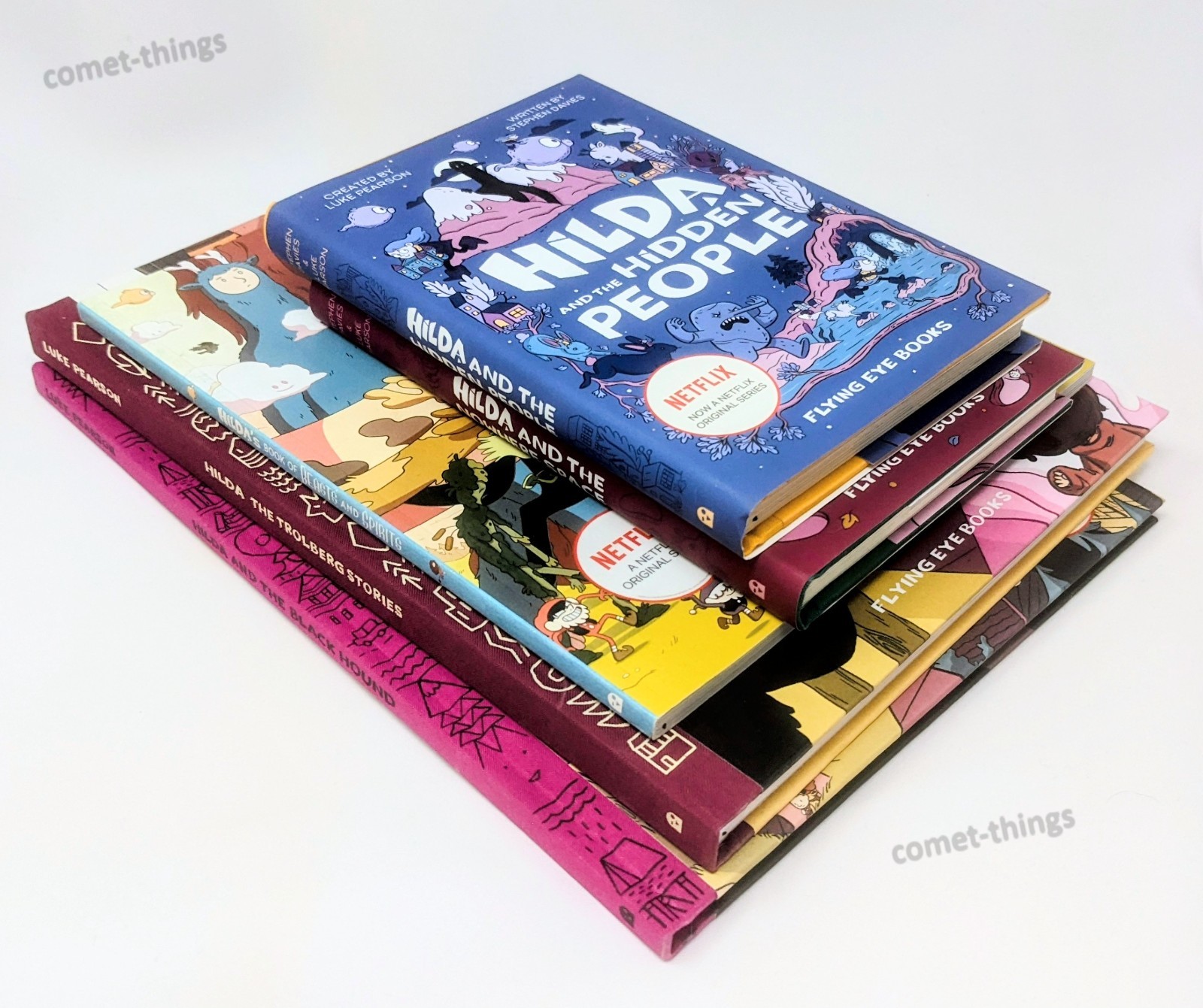LOT 5 HILDA by Luke Pearson ~ Great Parade Hidden People Netflix Children’s