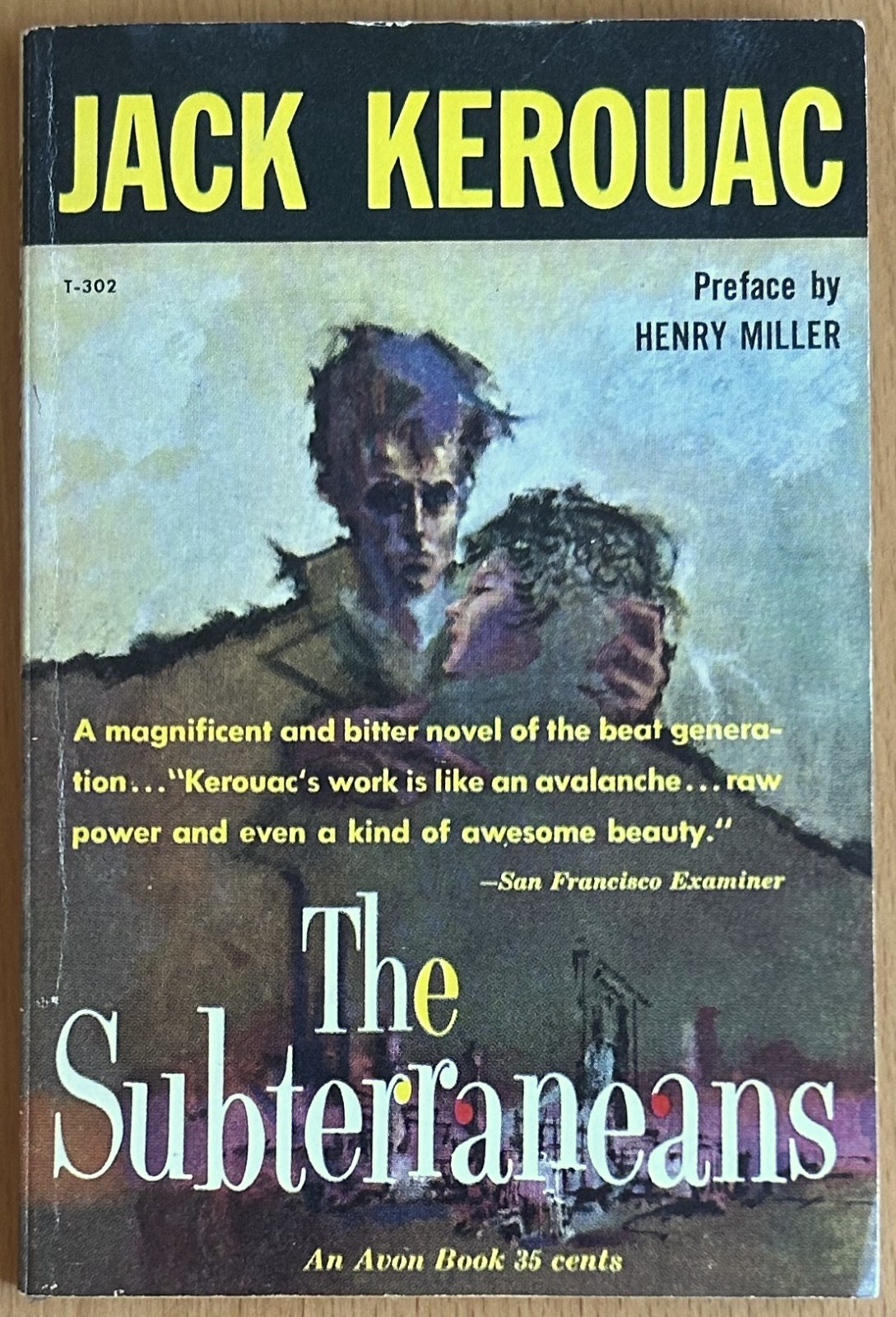 Jack Kerouac – The Subterraneans – 1959 Avon Paperback – Henry Miller Preface