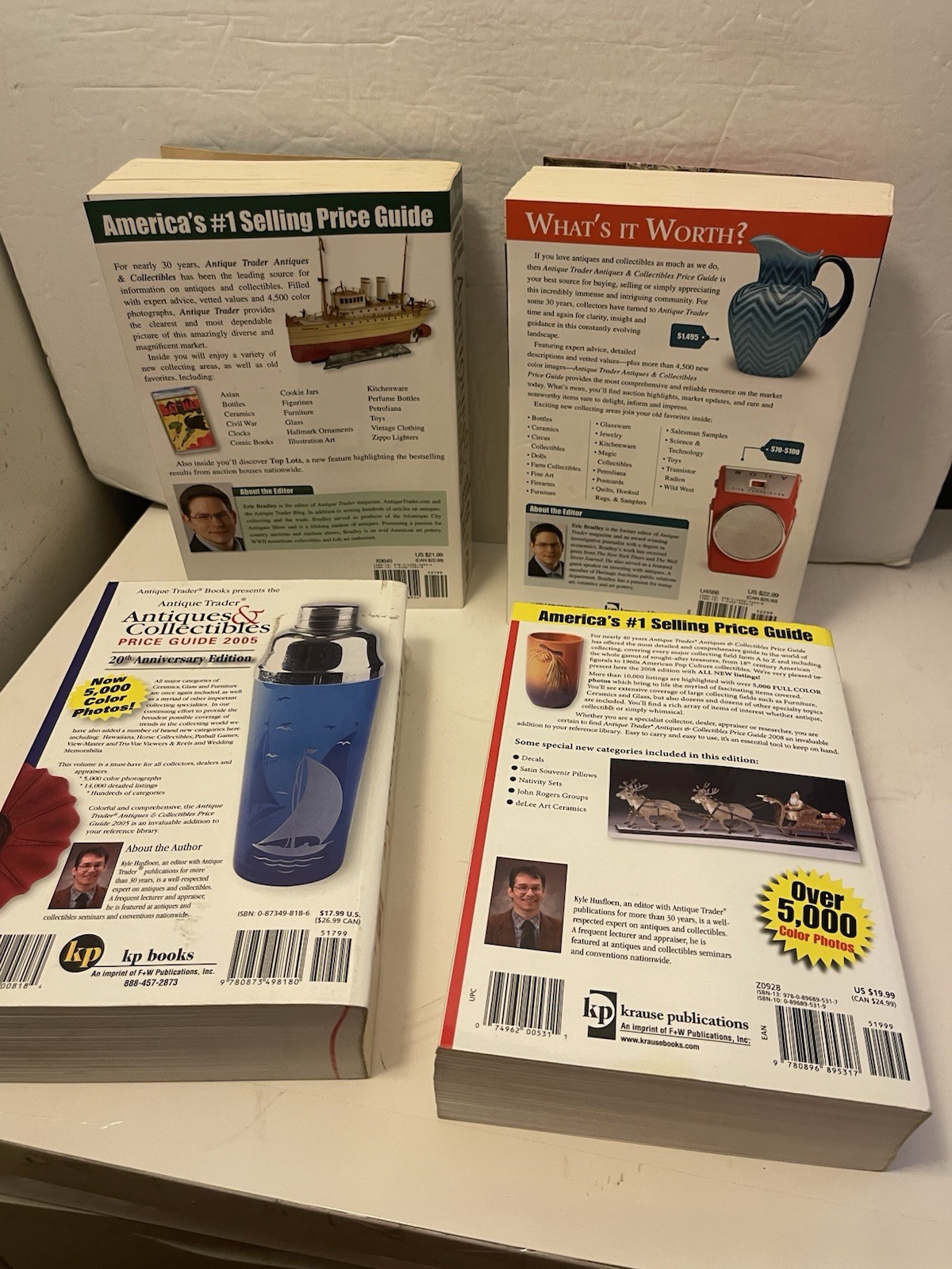 Warman Antiques & Collectibles 13 Guide Book Lot Trader Paperback Mixed Years