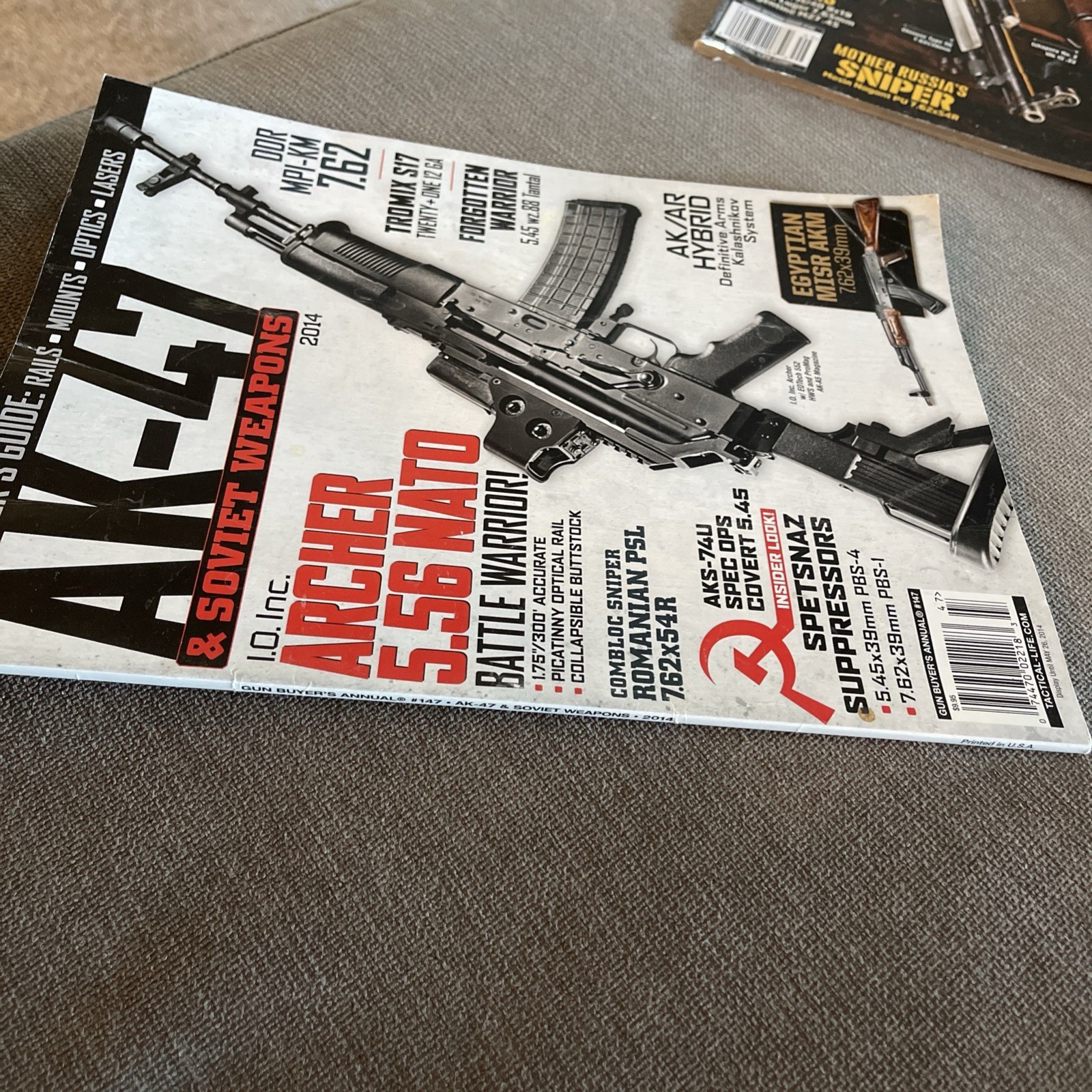 Gun Buyer’s Annual AK47 Soviet Weapons Archer Kalashnikov AR Military Black Guns