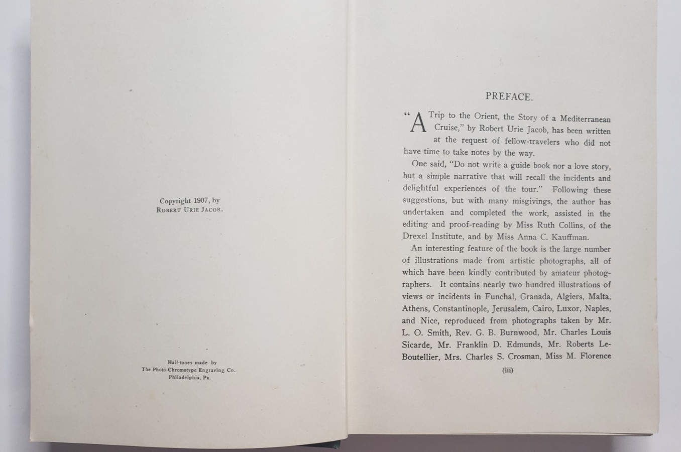A Trip to the Orient (1907) – Robert Urie Jacob – Antique Books & Collectibles