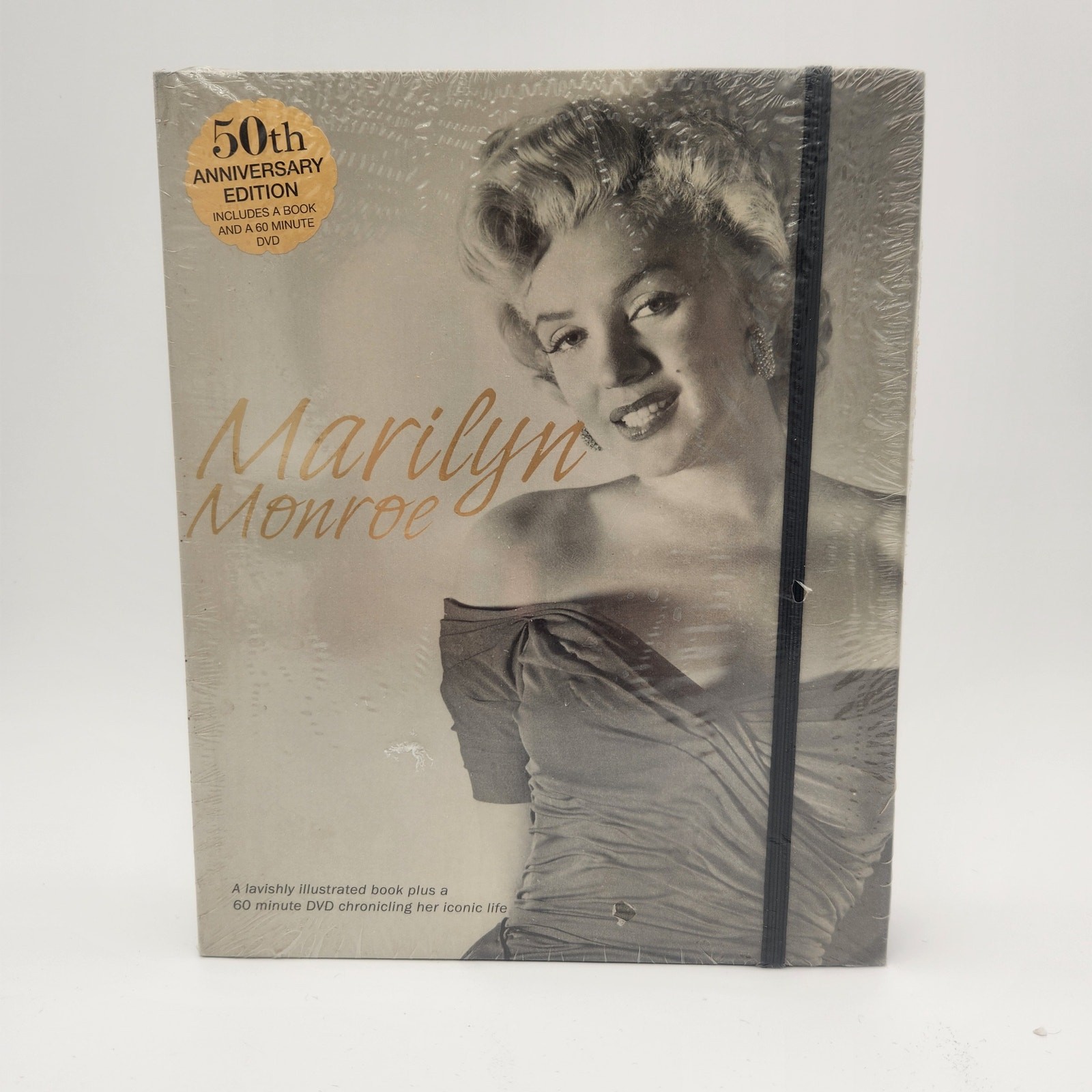 NWTMarilyn Monroe 50th Anniversary Book & DVD With 16oz. Glass Signed Sam Shaw