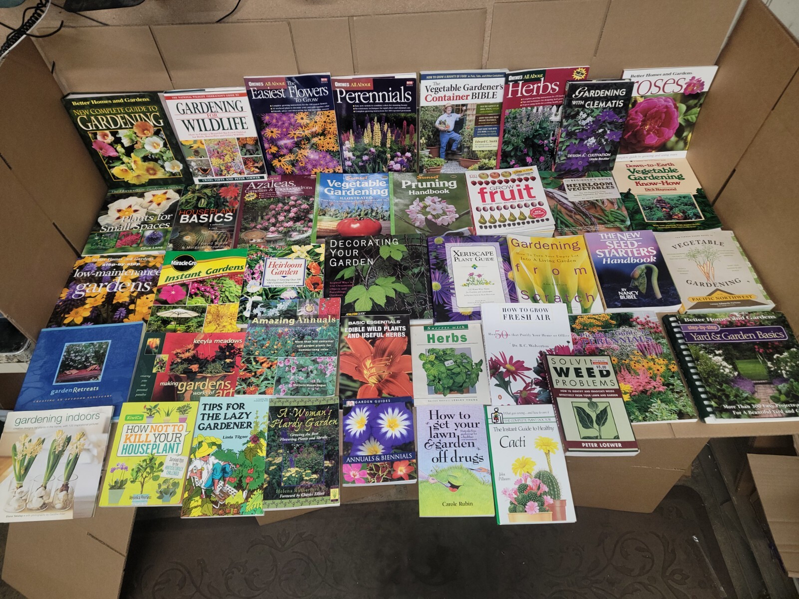 Lot of 20 Gardening Landscape Growing Trees Plant Fruit Flower Books RANDOM*MIX