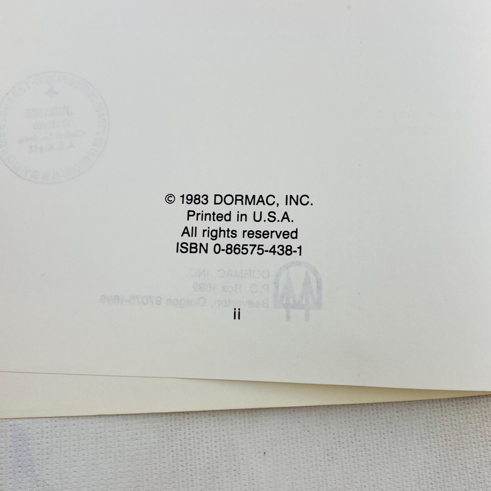 Vintage Pronoun Pages Book 4 Personal Reflexive Pronouns Paige Townson 1983