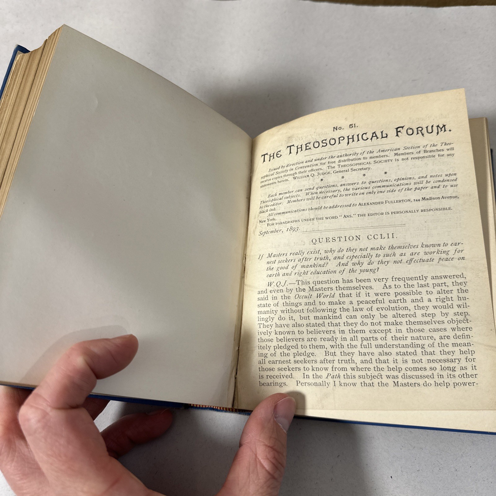 The Theosophical Forum William Q Judge 1889 First Edition 53 Issues Rare Occult