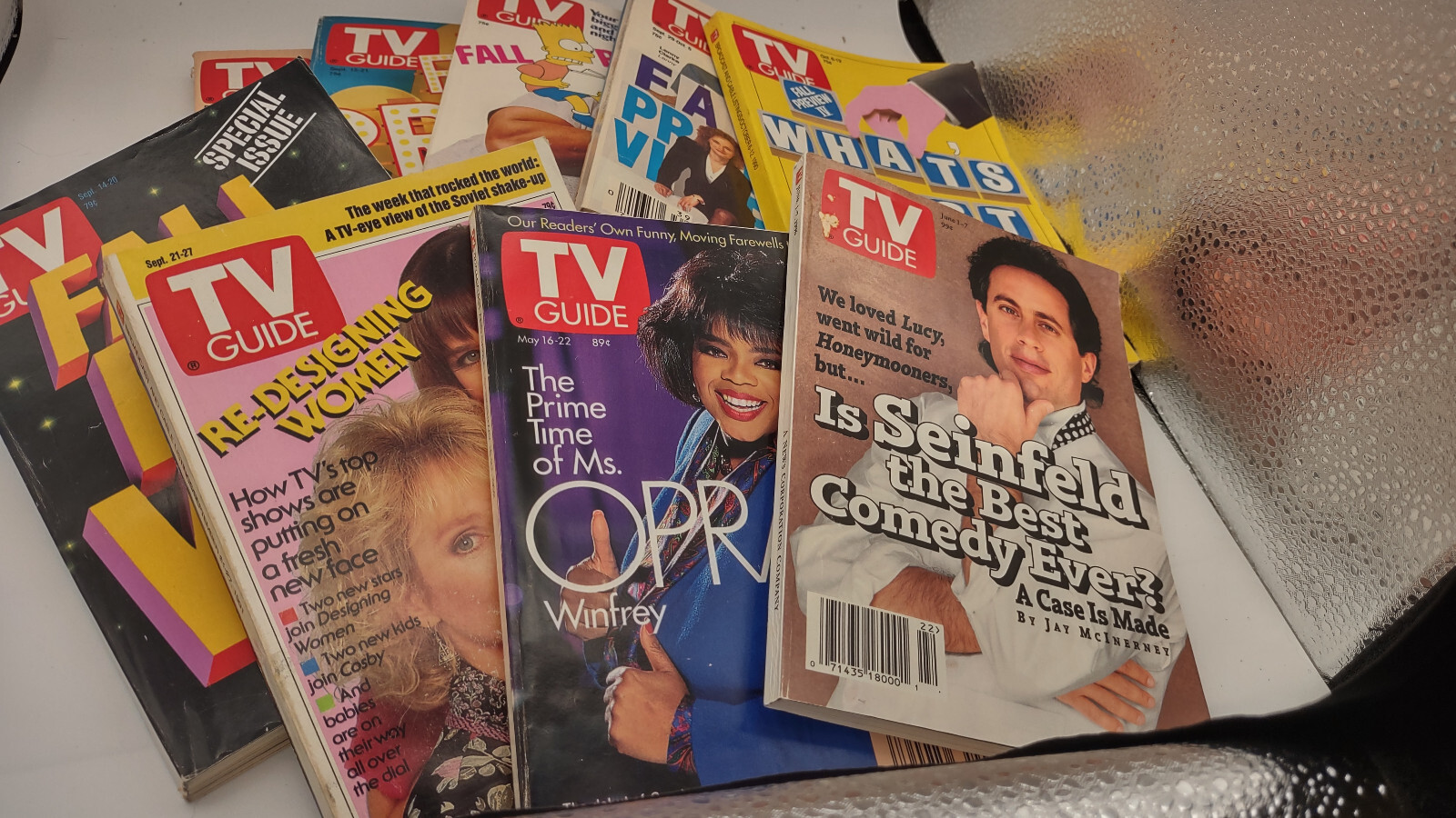 TV Guide Magazine – Many Issues from 1989-1997, The Cable Guide, Volume Discount