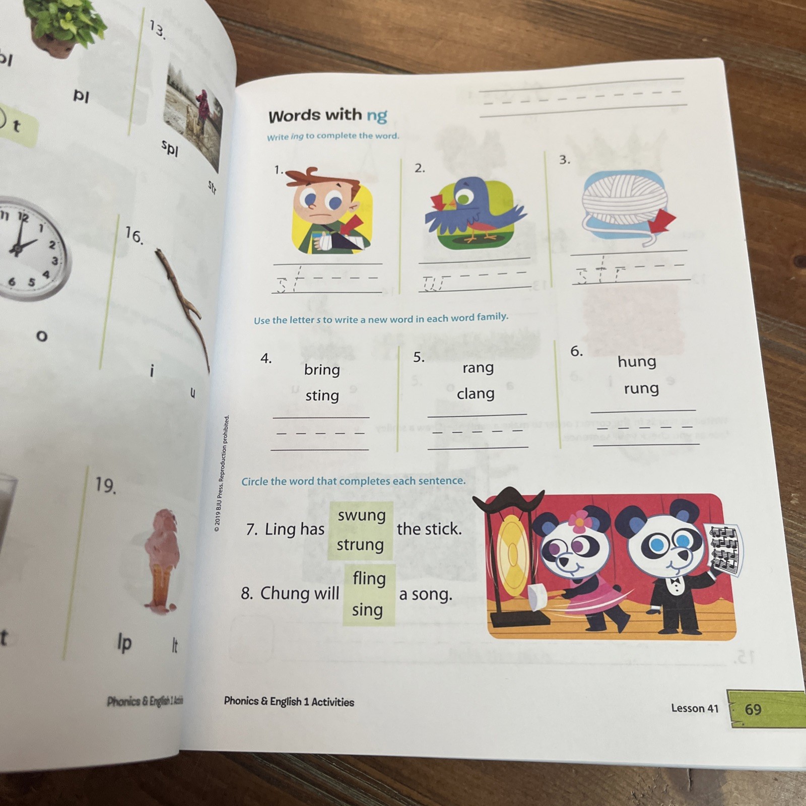 BJU Press Phonics and English 1 Worktext Workbook Fourth Edition