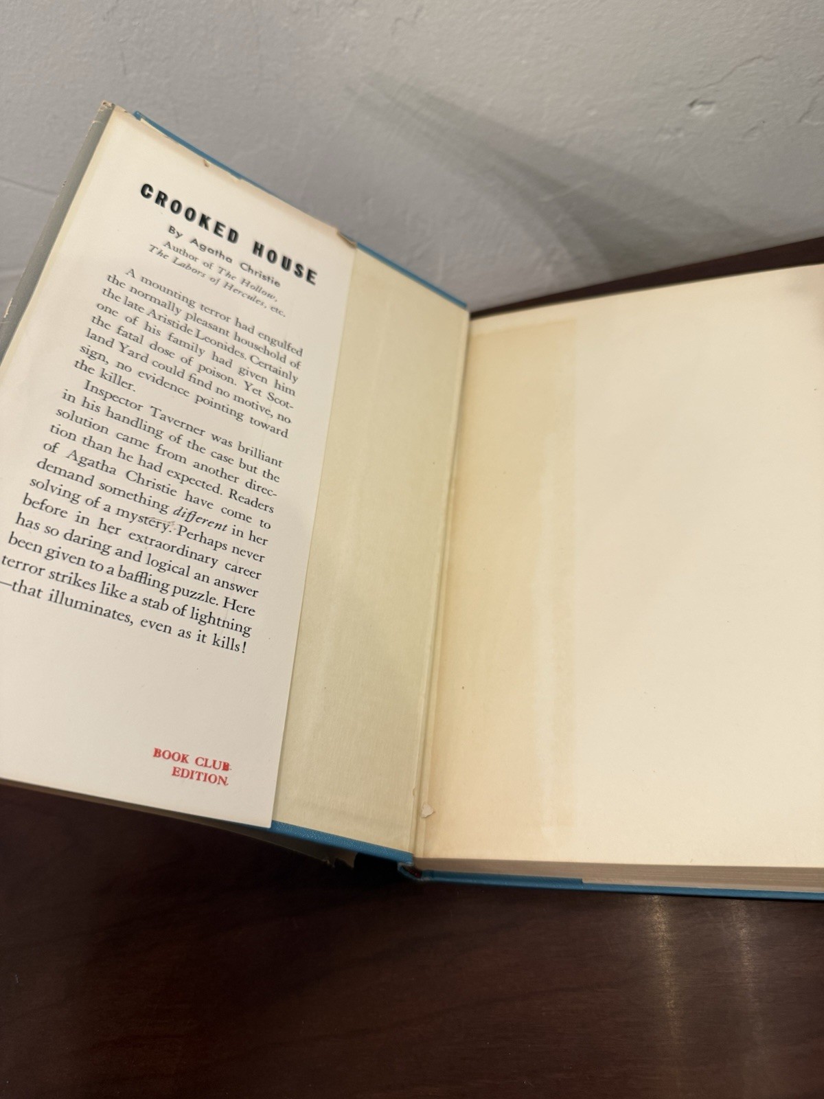 1949 “Crooked House” by Agatha Christie, 1st Ed.