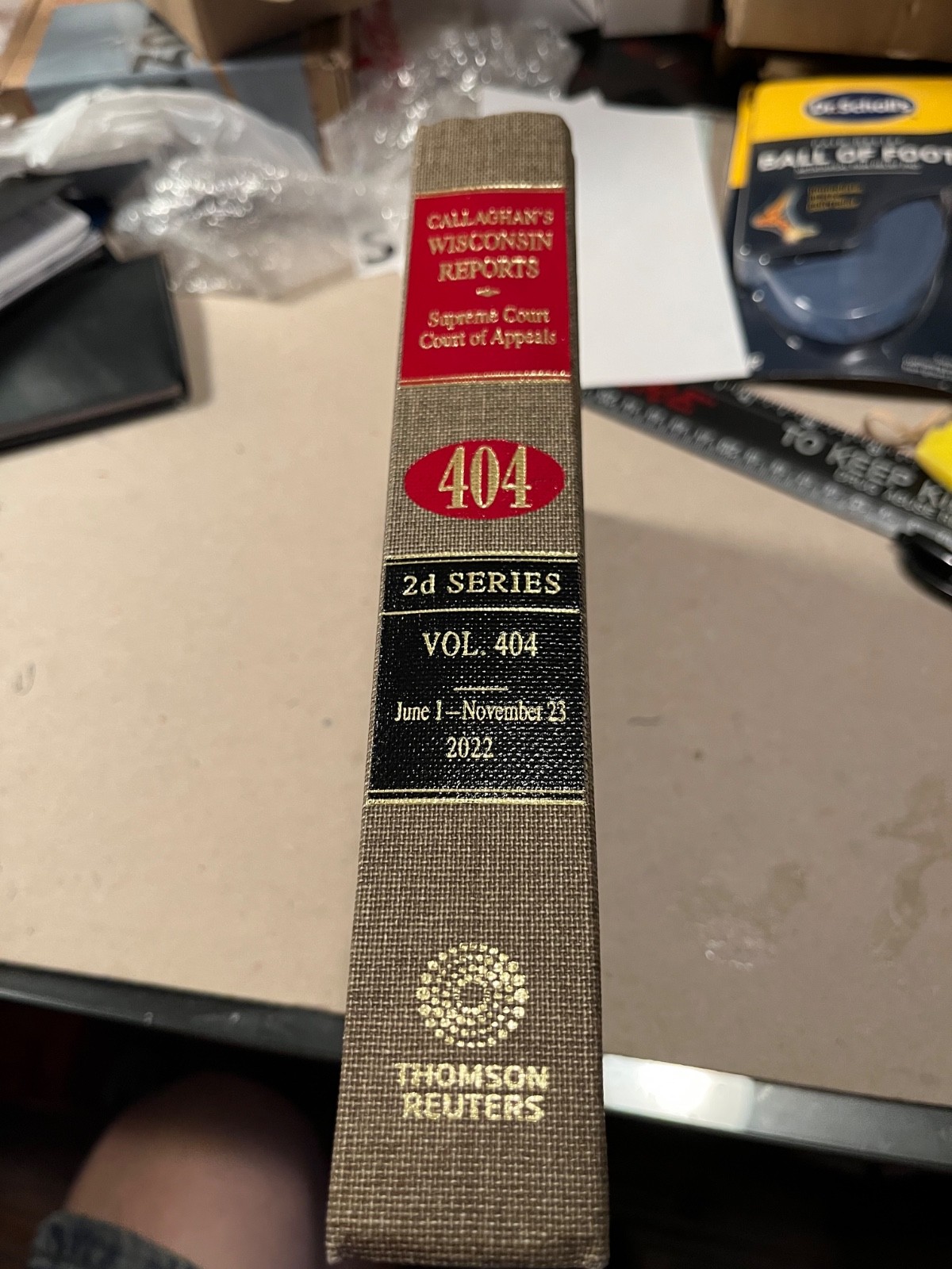 Callaghan’s Official Wisconsin Reports 404 Wis. 2d (New)