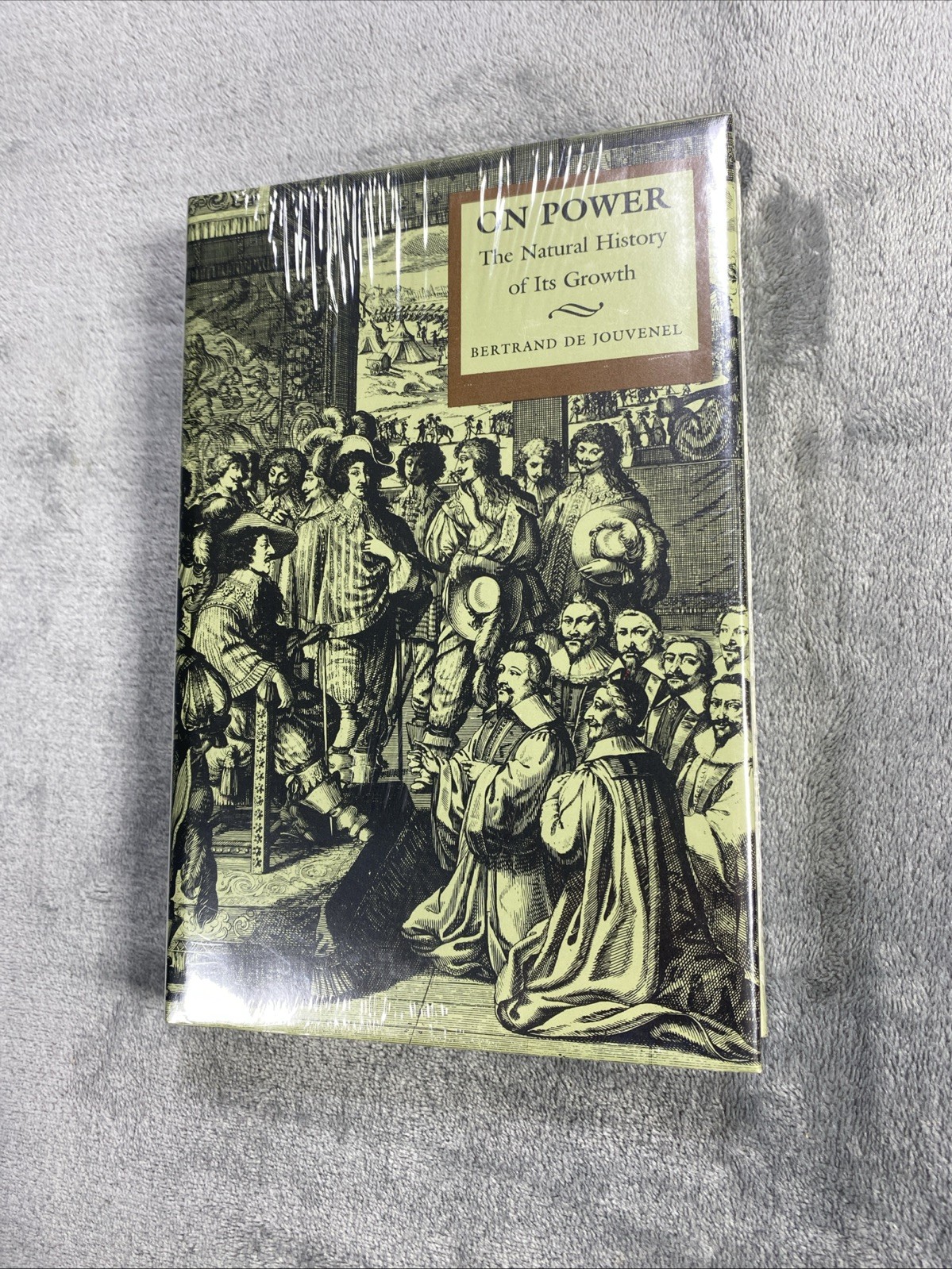 On Power Natural History of Growth Book Bertrand De Jouvenel Liberty HC SEALED