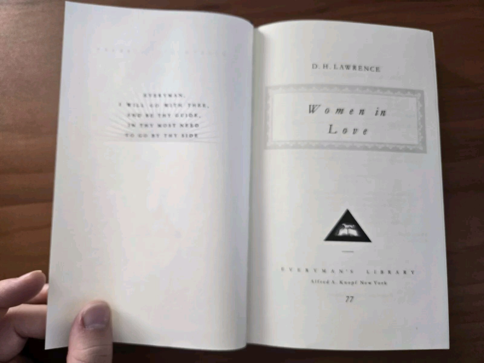 Women in Love: D. H. Lawrence [Everyman’s Library – Borzoi Book Knopf HC