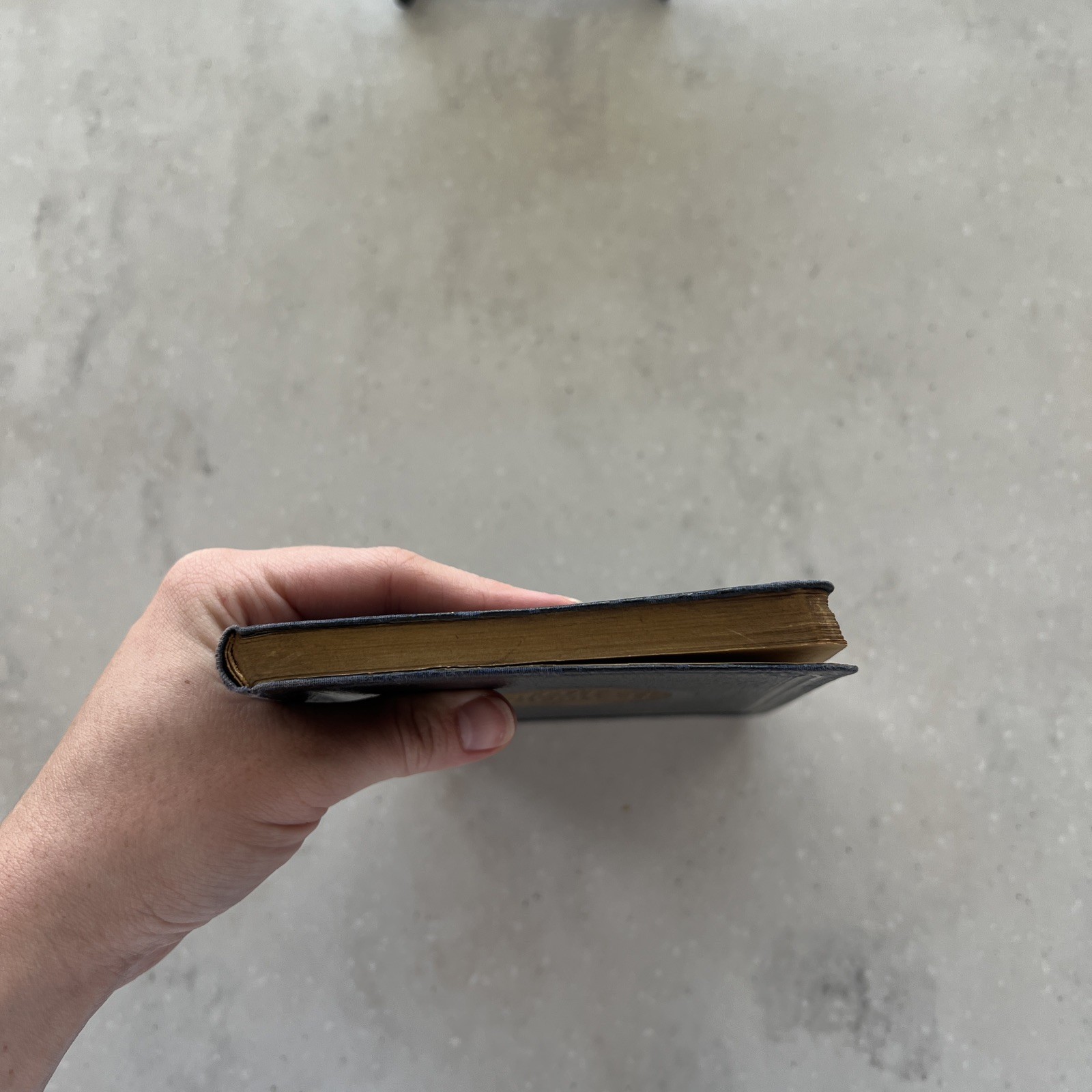 Antique 1923 Faux Leather Bound Ex-library/ The Passing Throng by Edgar A. Guest