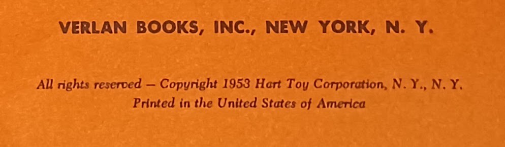 Vintage 1953 Tiny Tots Playbook – Educational Activity Book Ages 4–8 – Verlan Bk