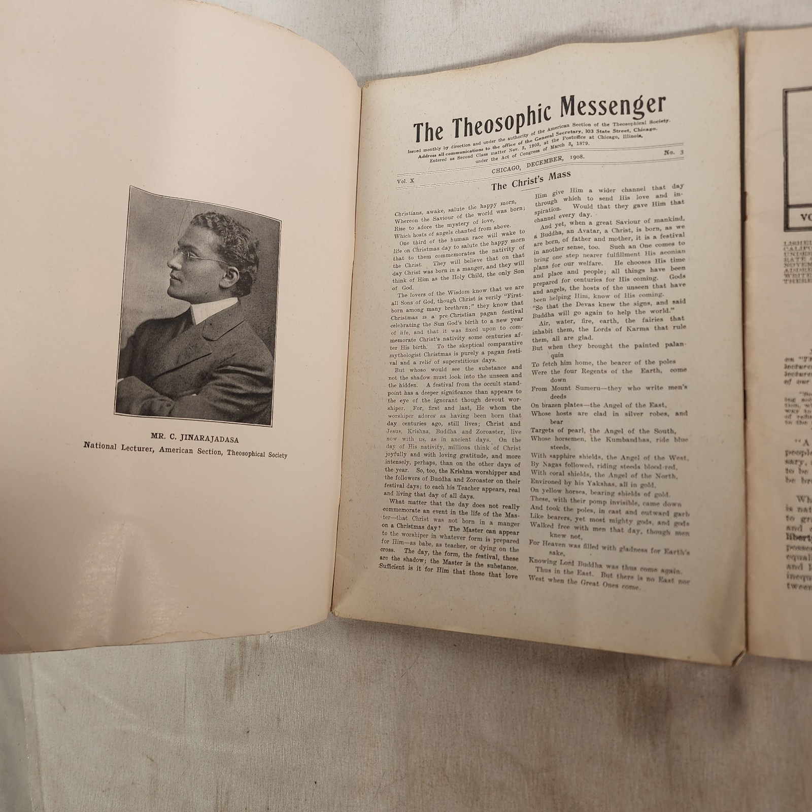 The Theosophic Messenger 1908, 1919, 1922 Lot 3 – Theosophical Society Blavatsky