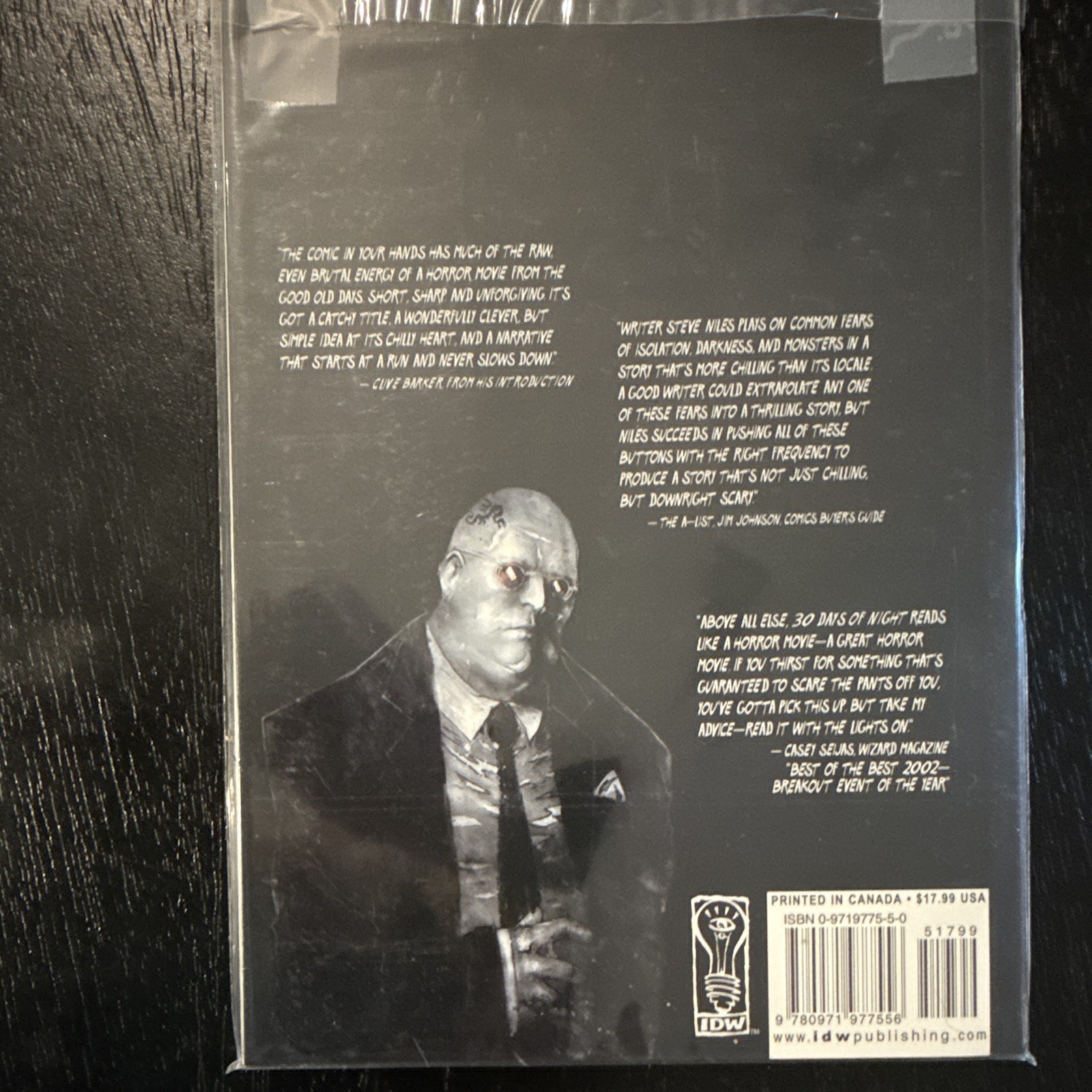 30 Days of Night Paperback Graphic Novel by Niles & Templesmith
