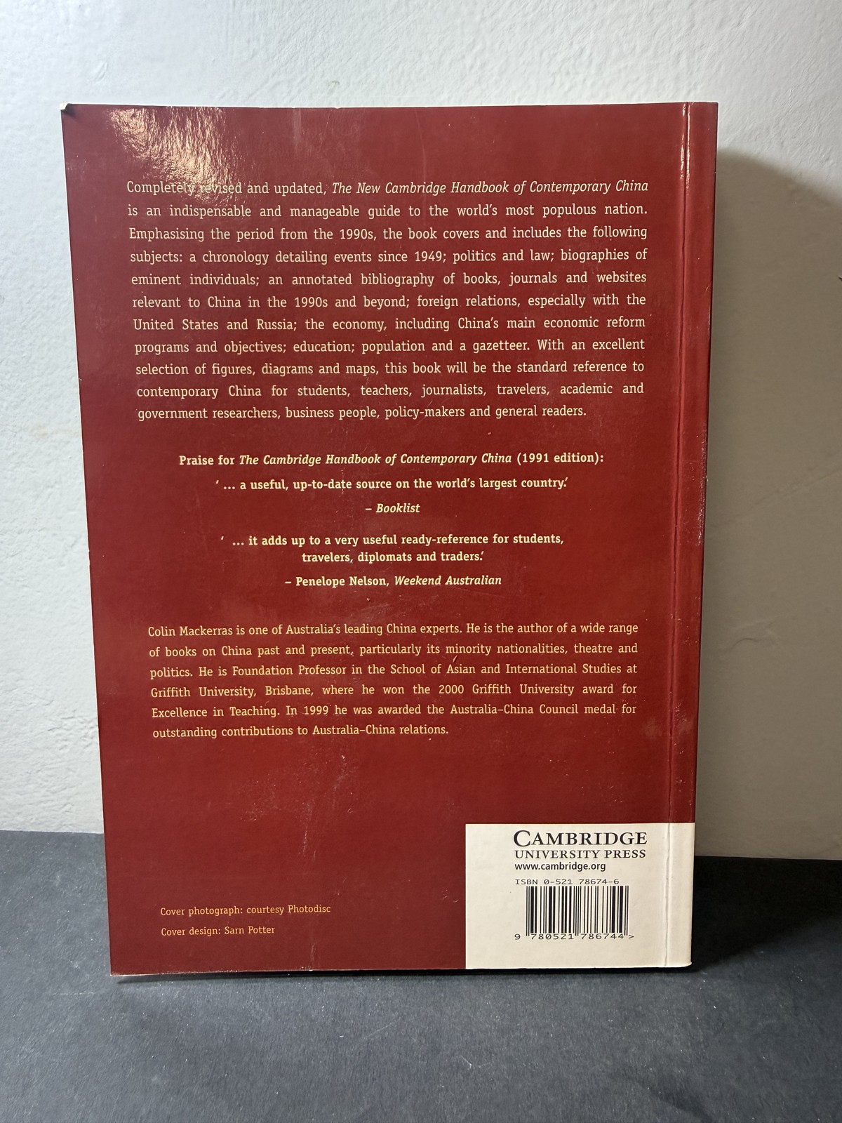The New Cambridge Handbook of Contemporary China Colin Mackerras 2001 Paperback