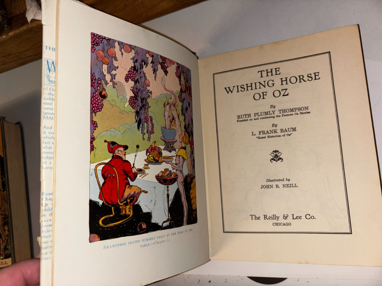 1935 WISHING HORSE OF OZ Ruth Plumly Thompson 1st Ed 12 Plates DJ John Neill