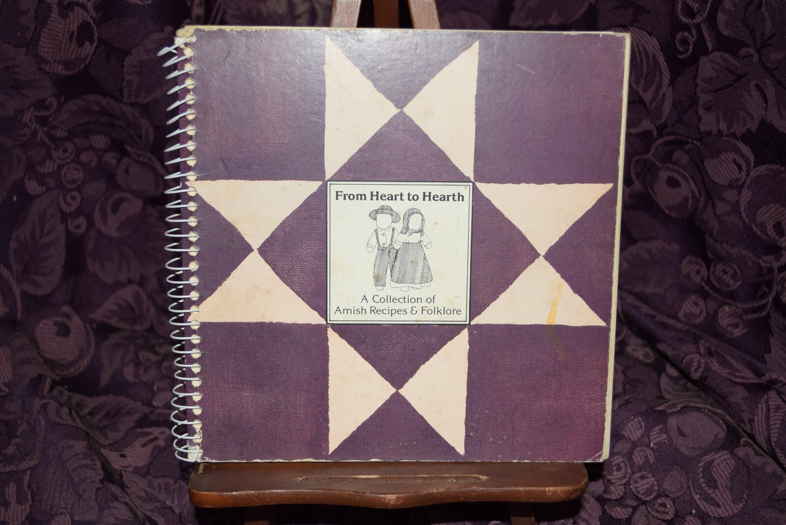 From Heart To Hearth Amish Cookbook 1986 Spiral Bound LN PB