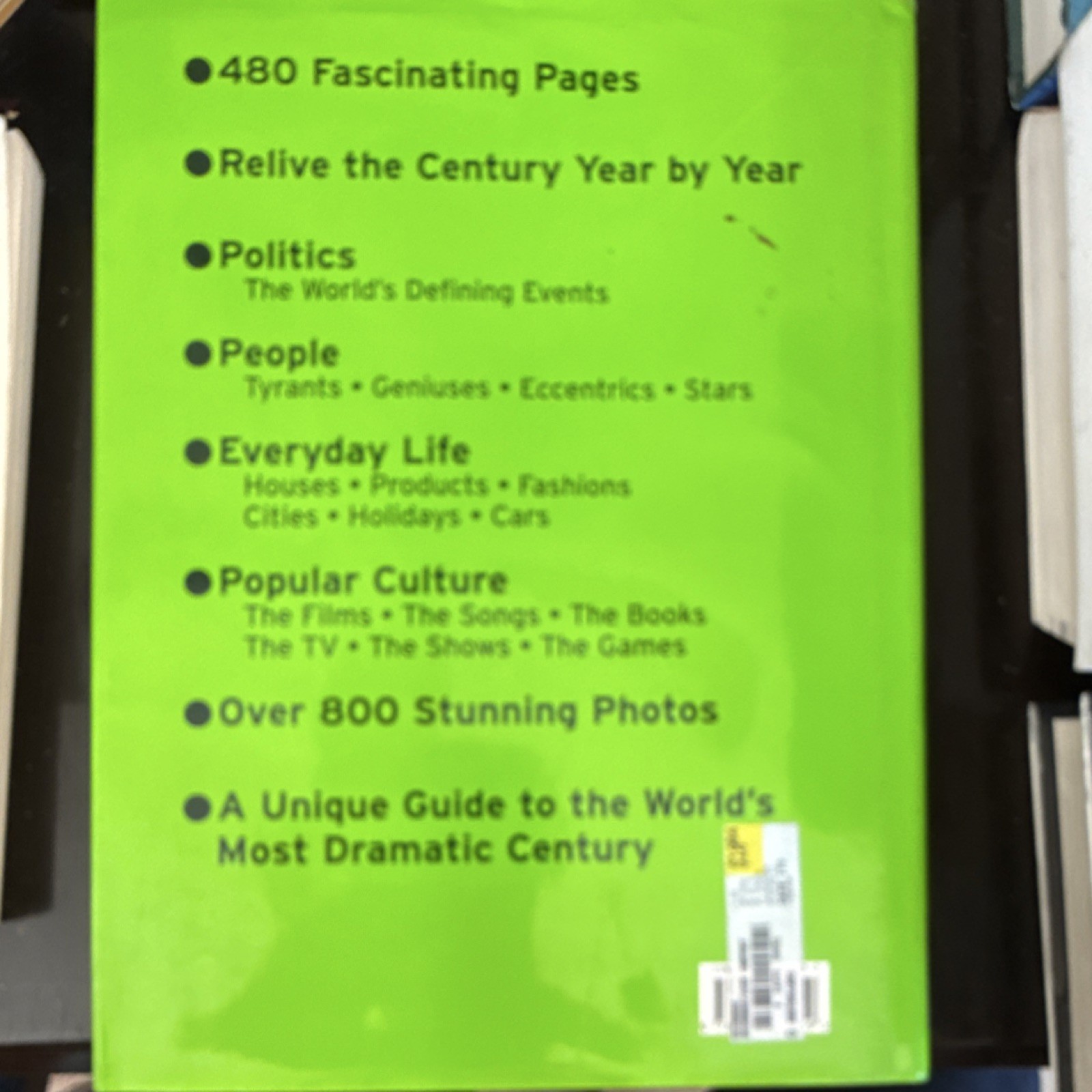 Guinness Book of the 20th Century Millennium Edition Hardcover, 480 Pages
