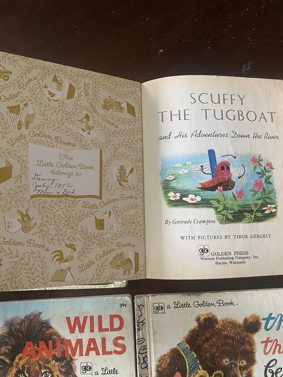 Little Golden Books Lot Of 16 Books: Wizard Of Oz, Pussy Willow, Tootle, Etc.