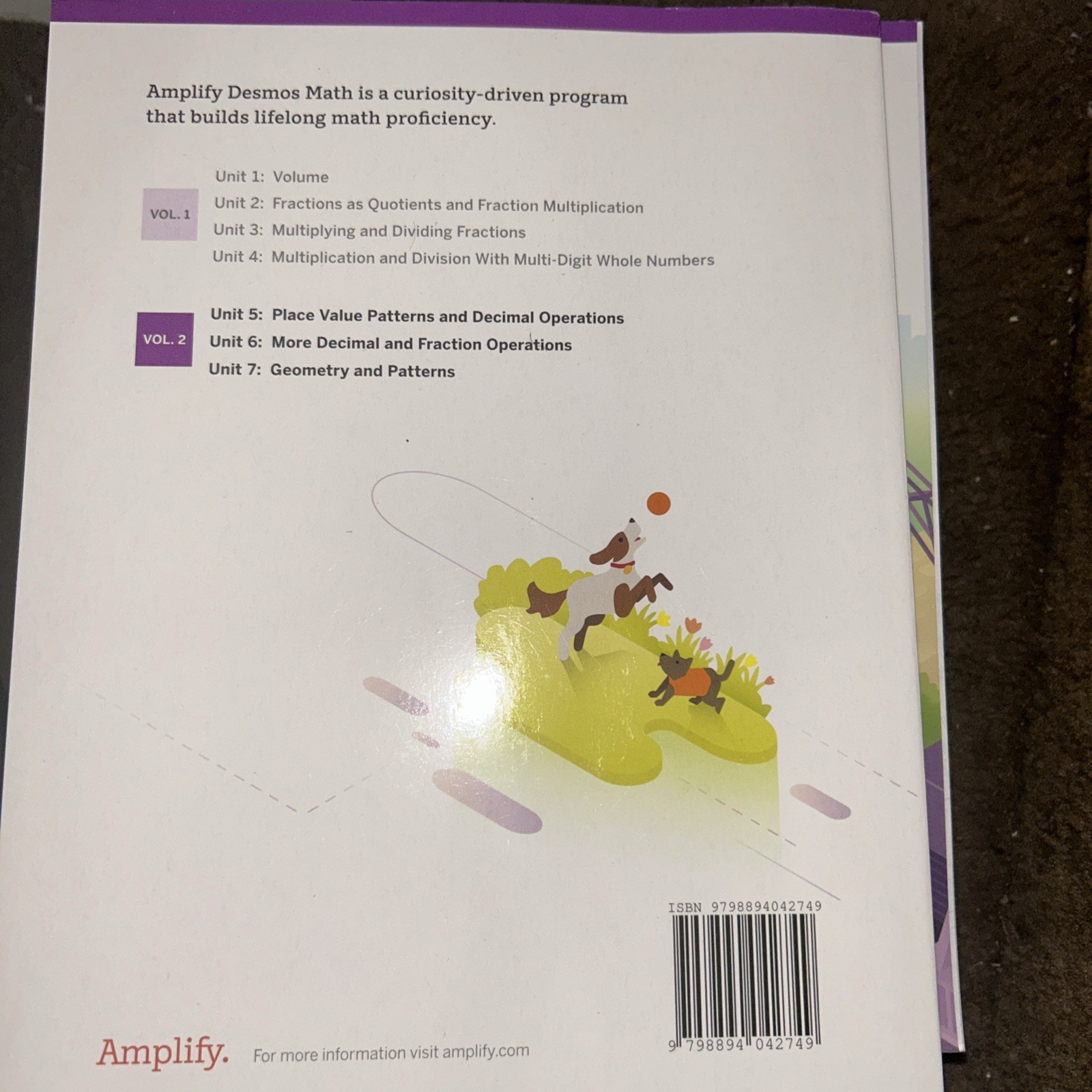 Amplify Desmos Math: Grade 5 Volume 2 Units 5-7 Student Edition 2023