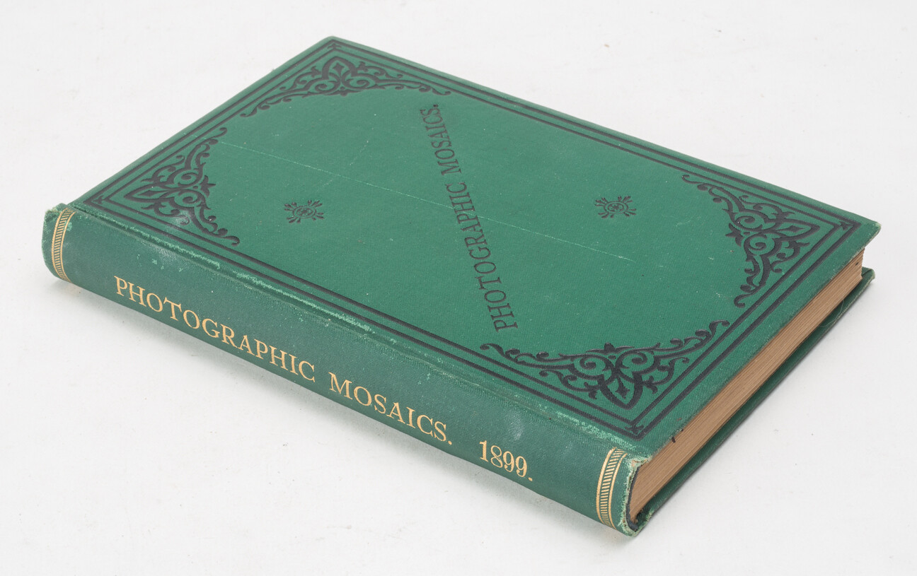 1899 PHOTOGRAPHIC MOSAICS vintage photography journal 352 pages w/PHOTO ADS