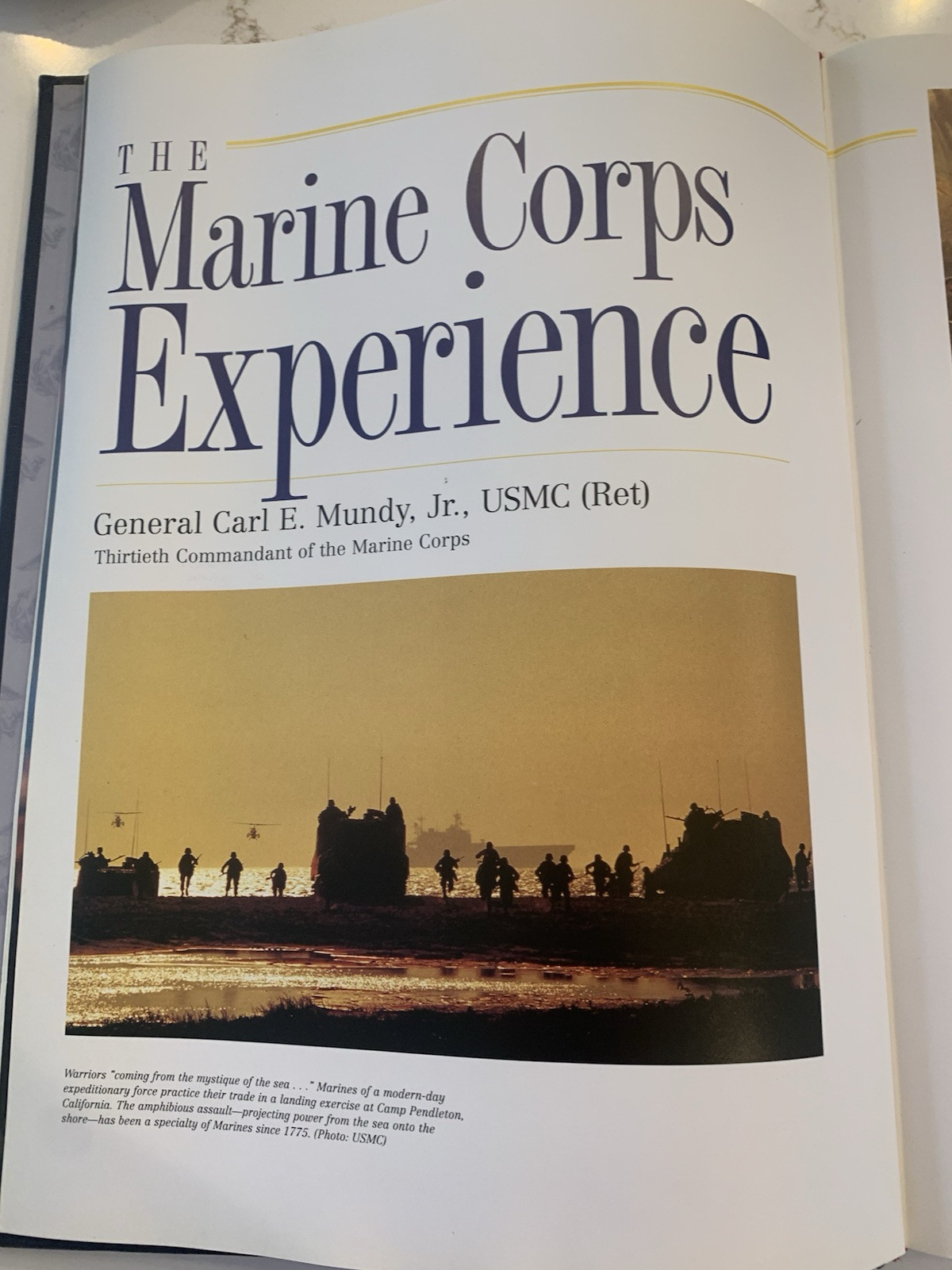 The Marines – Marine Corps Heritage Foundation Large Hardcover Book 1998