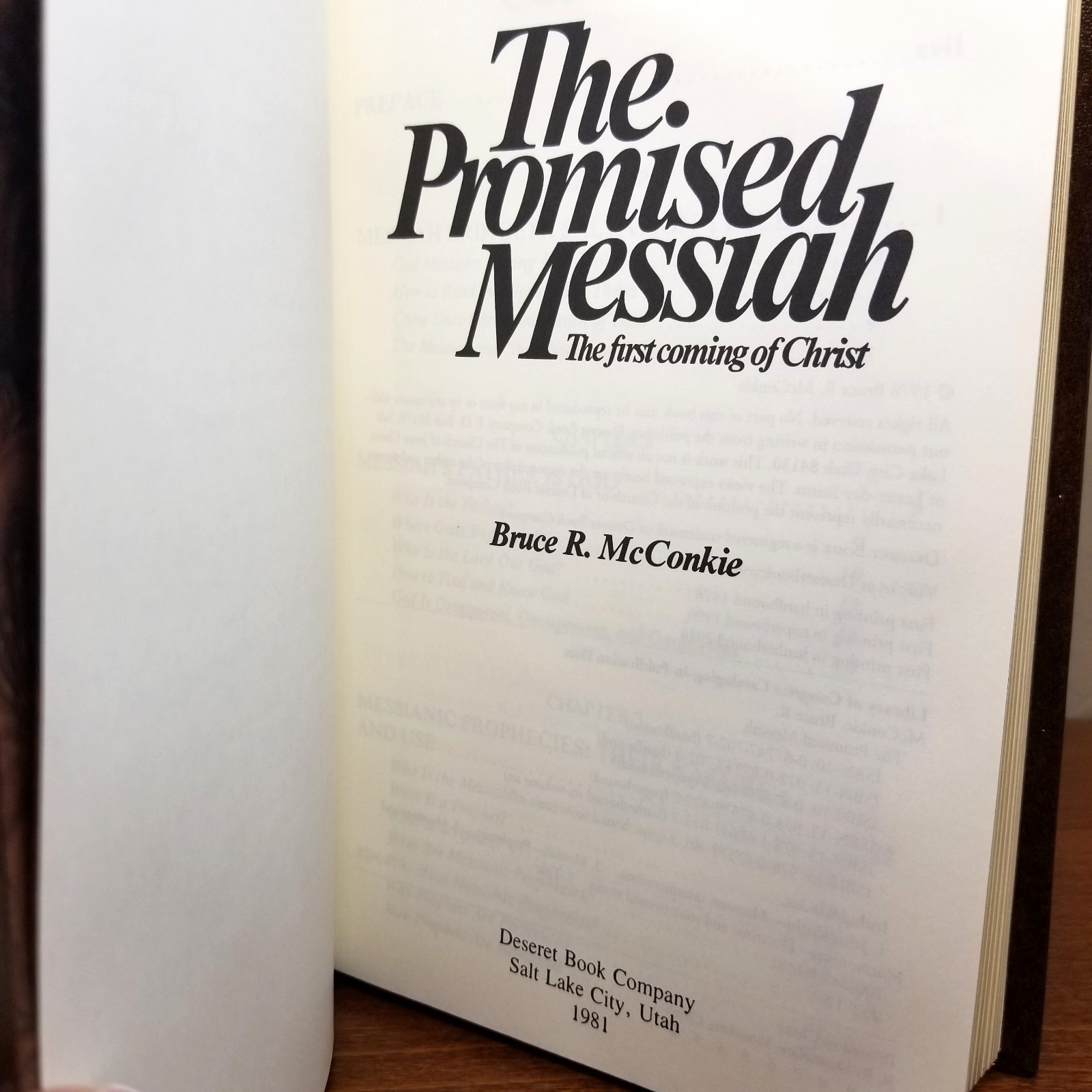 Complete Leather Set 6 Messiah Hardcover McConkie LDS Mortal Promised Millennial