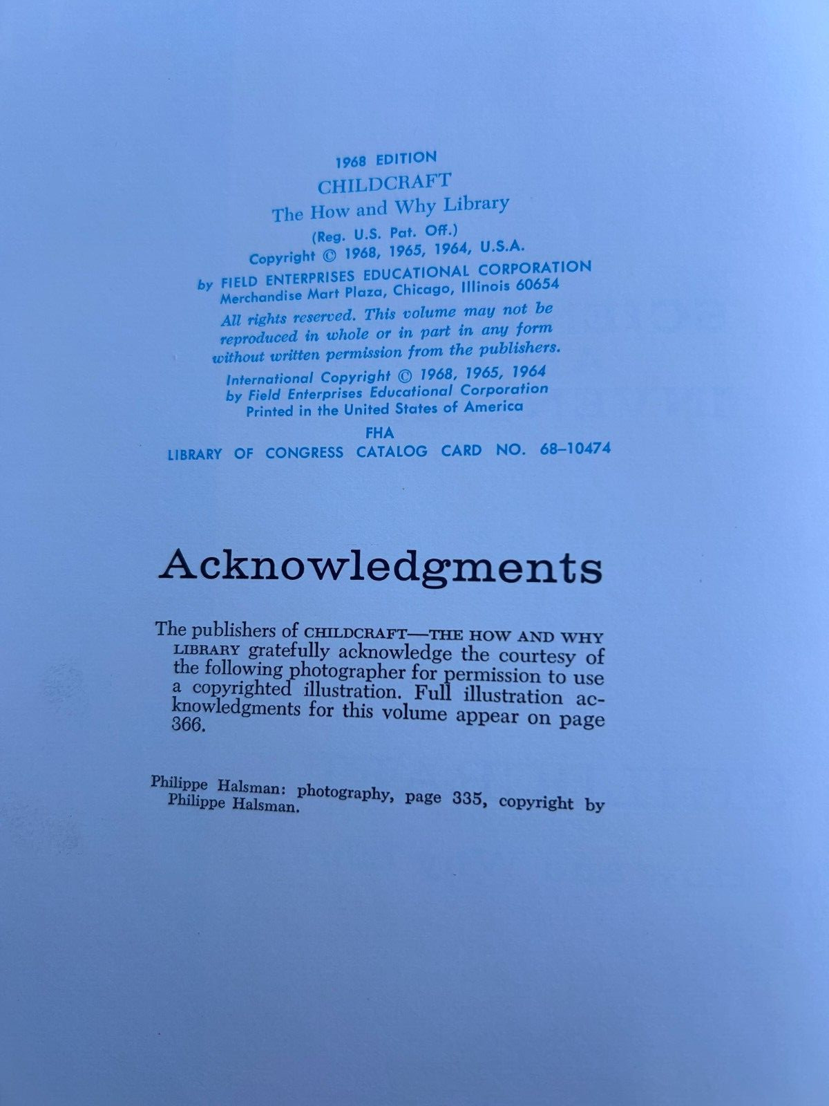 BOOK: Volume 11 1968 Edition CHILDCRAFT The How and why Library, 368 pages