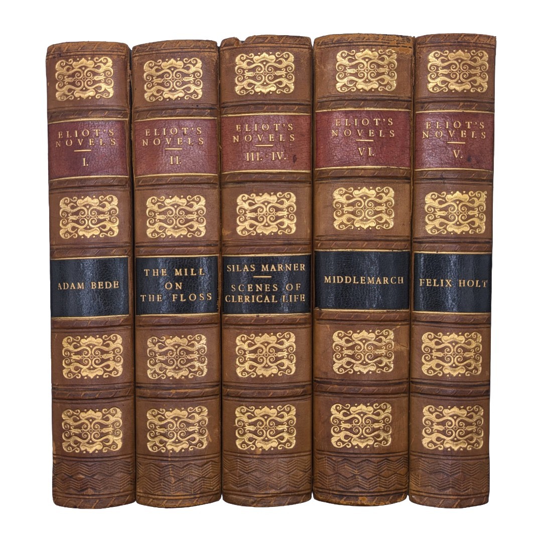 Leather Books, Middlemarch, George Elliot Collection, 1900
