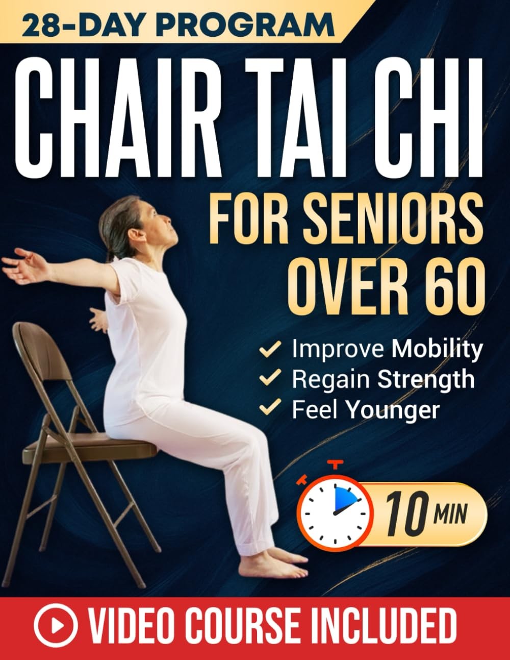Chair Tai Chi for Seniors Over 60: Safe & Easy 10-Minute Daily Seated Flows …
