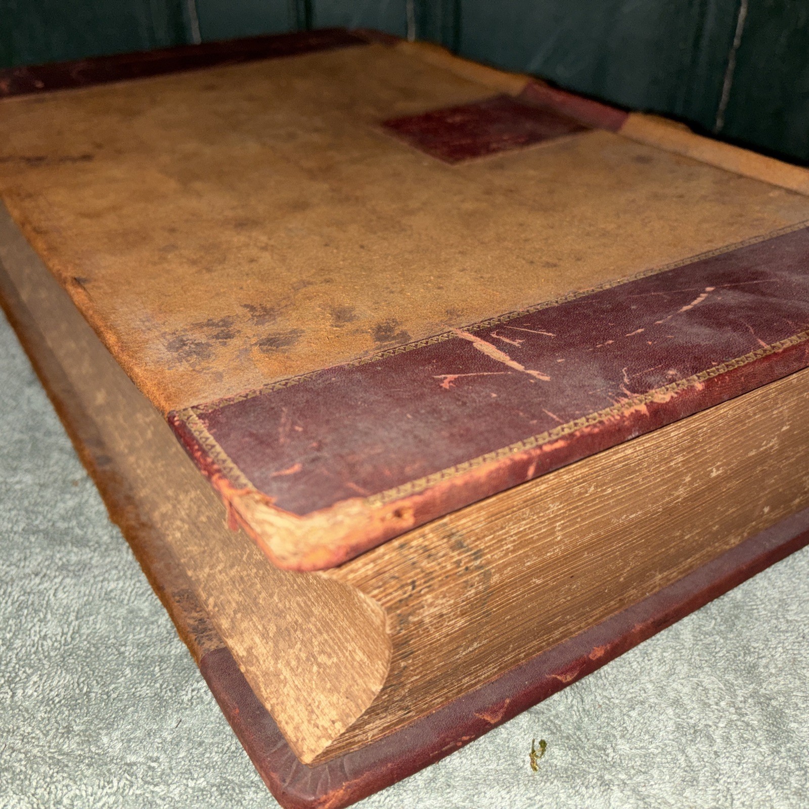 Huge Antique 1905 Ledger (Howard R. Rohn of Garfield, Berks Co. PA)