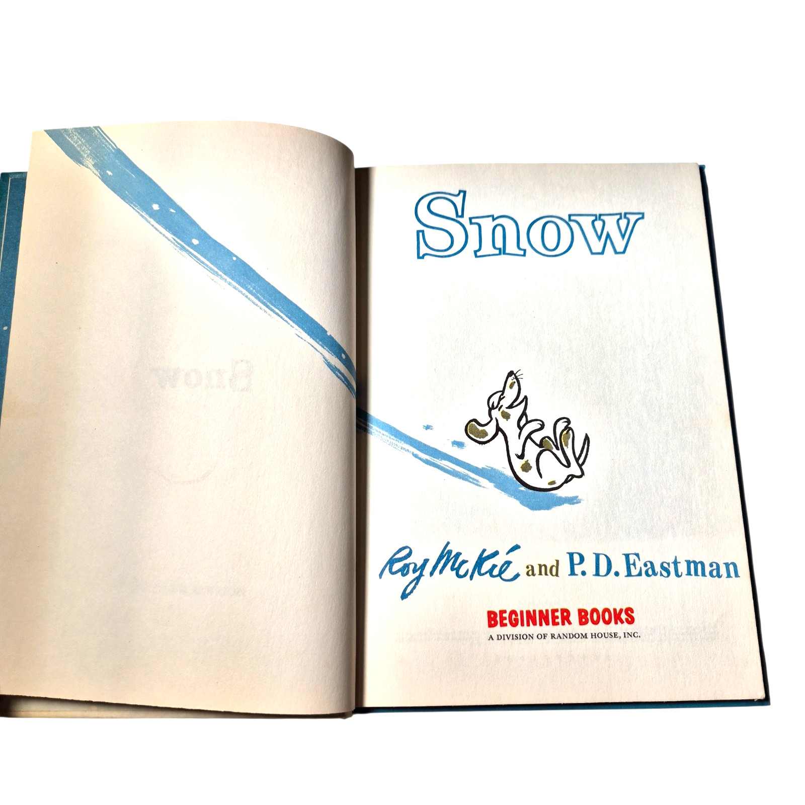 Snow Roy McKie P.D. Eastman Vintage Beginner Books HC 1962 Kids Classic