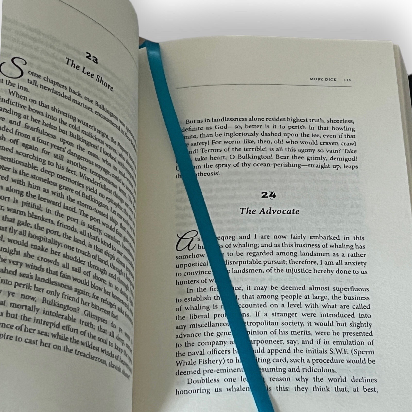 MOBY DICK by Herman Melville Soft Faux Leather Flexi Bound Classics Gift Book