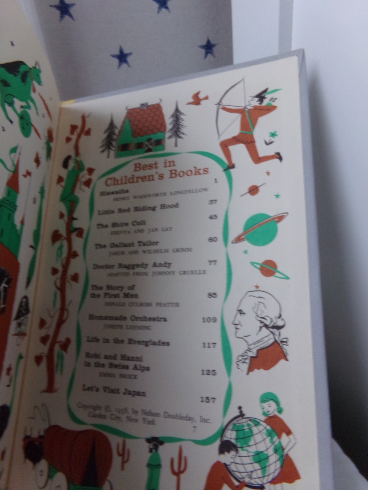 #7 Best in Children’s Books Vtg Henry Wadsworth Longfellow Hiawatha Japan ’58