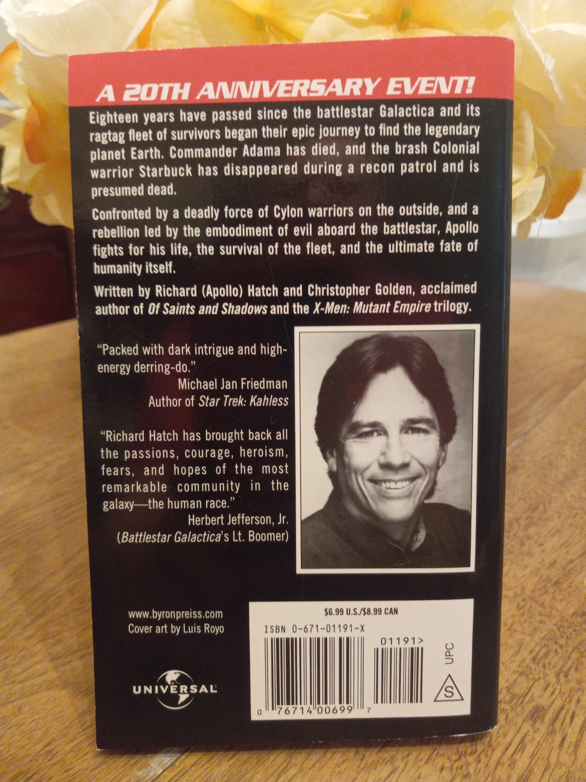 BATTLESTAR GALACTICA: Armageddon By Richard Hatch Paperback 1998 1st Ed. UNREAD