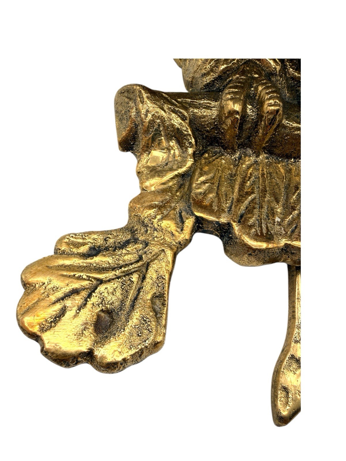 VINTAGE METAL Brass OWL BABIES IN NEST BOOK Letter Photo HOLDER EASLE STAND HTF