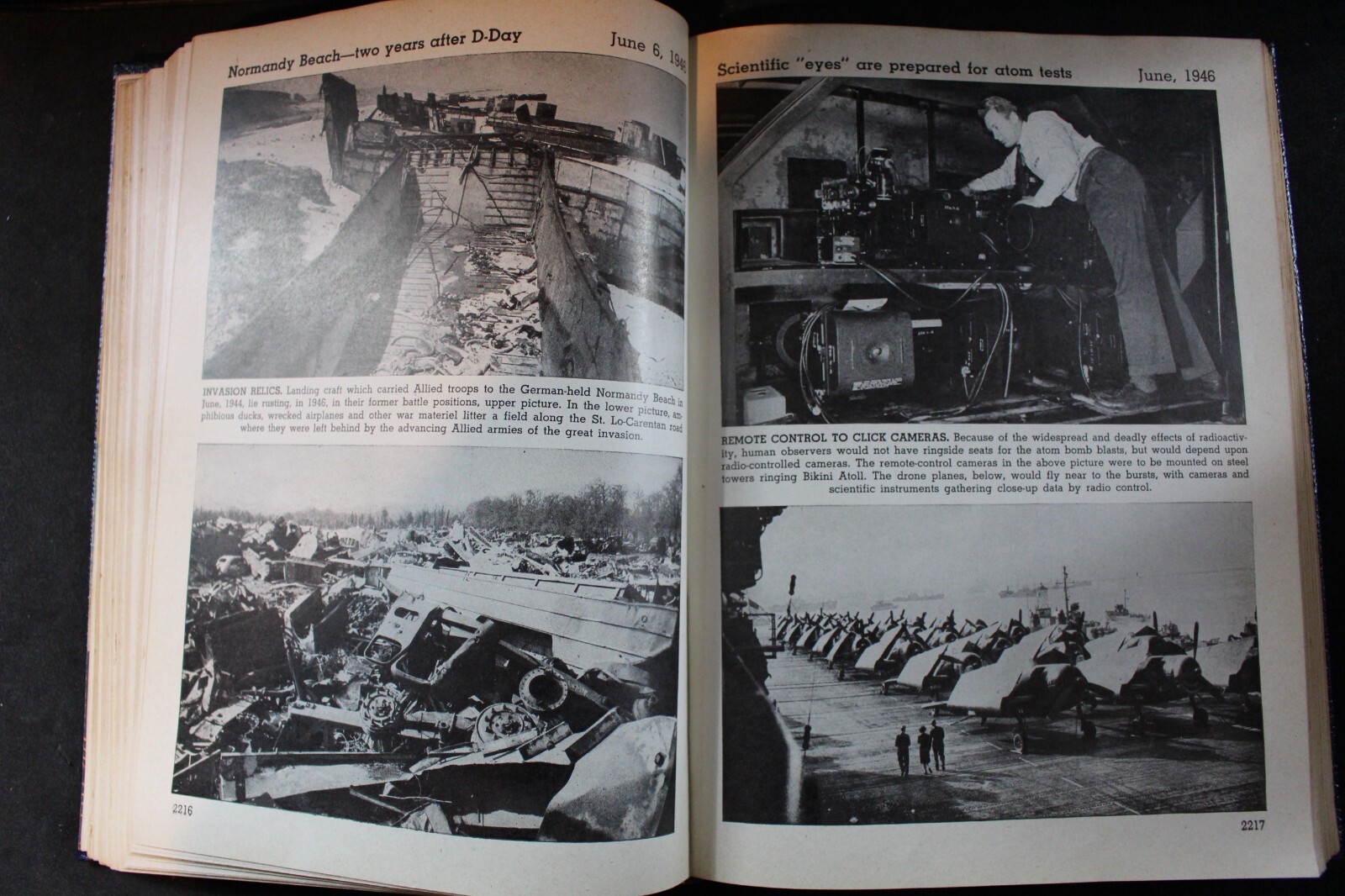 Vintage Book – Pictorial History of Second World War Volume 5 – 1946 400 pages