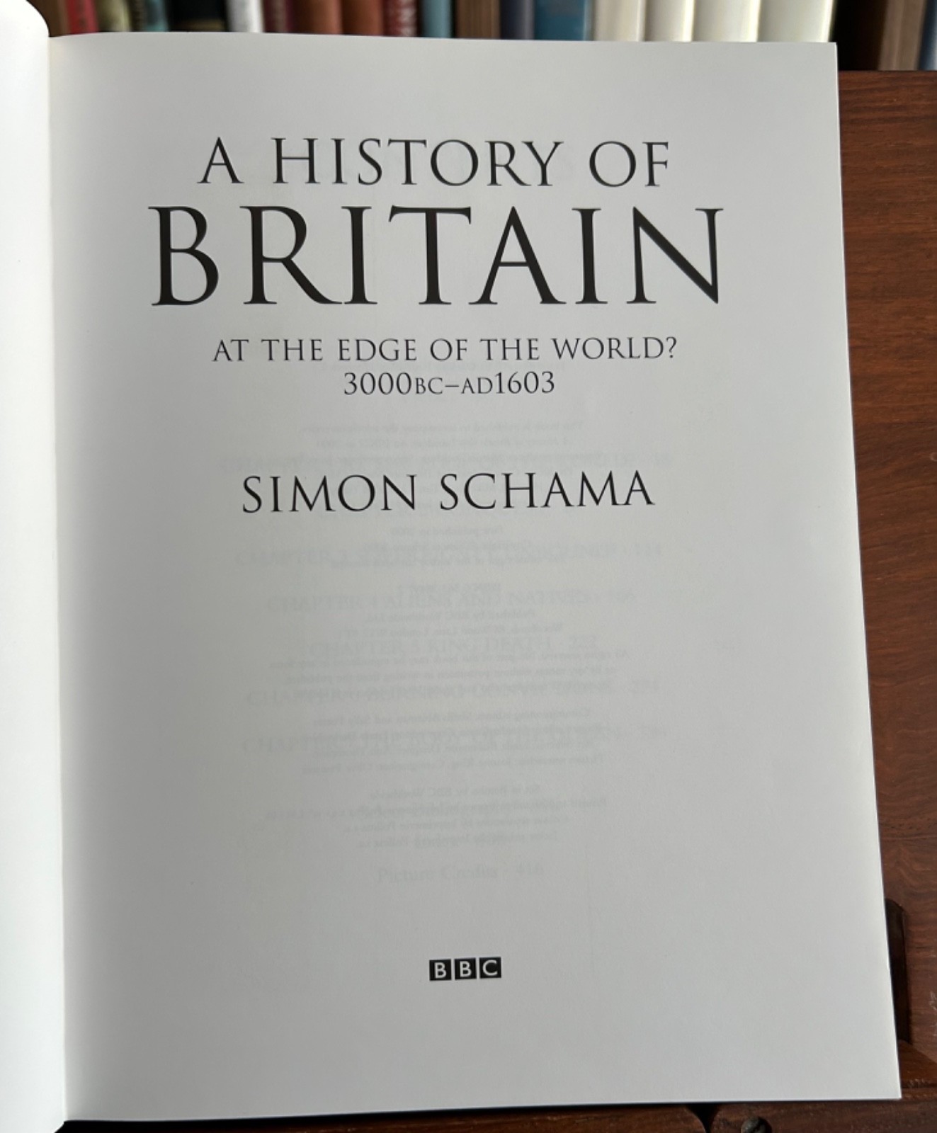 A History Of Britain (3 Vols), Simon Schama, BBC, 2000, 1st / 1st