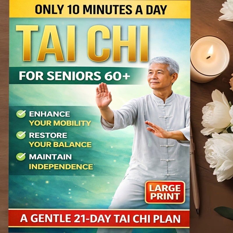 Chair & Standing Tai Chi For Weight Loss – Gentle 28-Day Illustrated Program