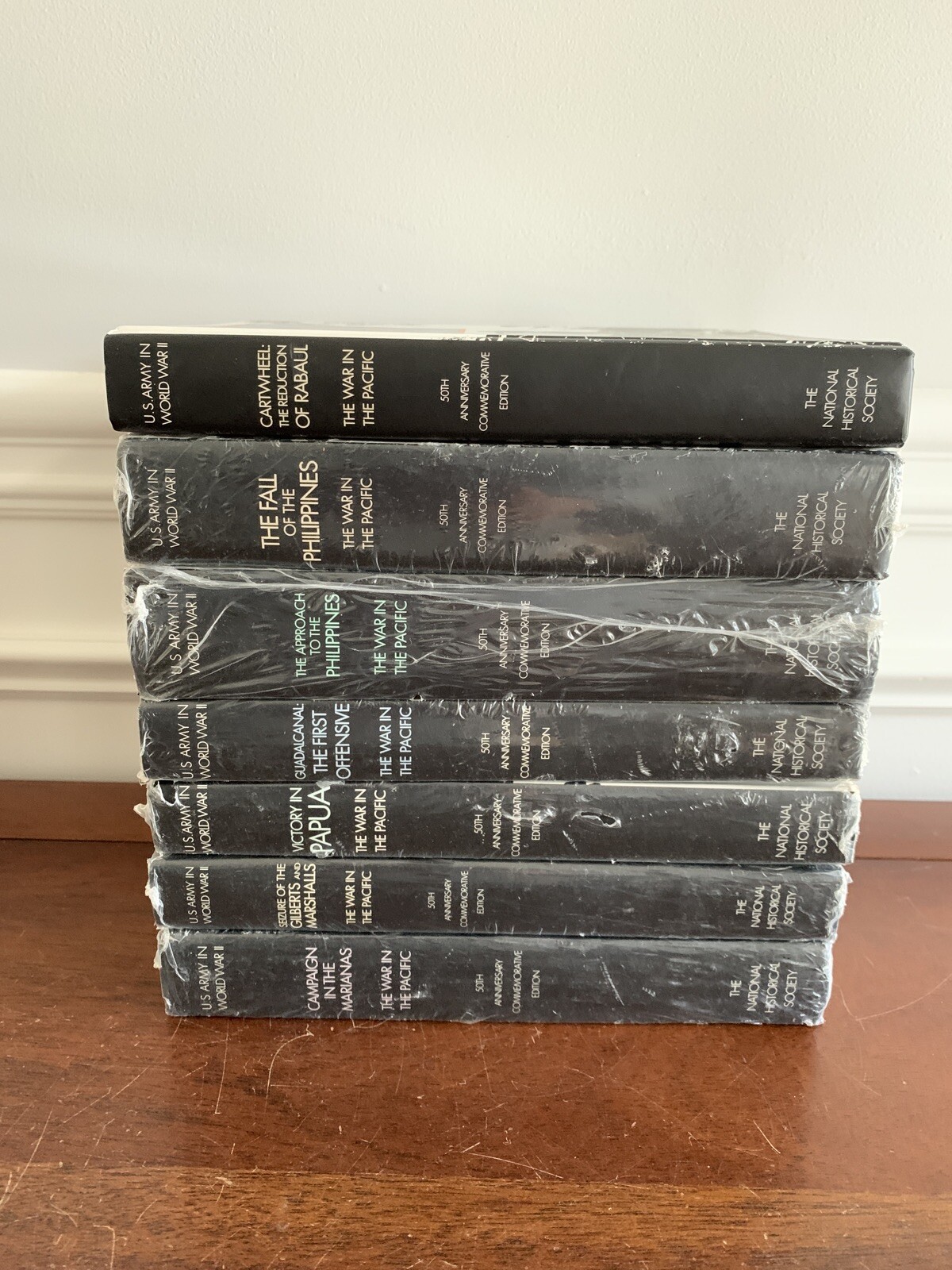 Lot 7 Books~ U.S. ARMY IN WORLD WAR 2 ~ National Historical Society ~ 50th Anniv