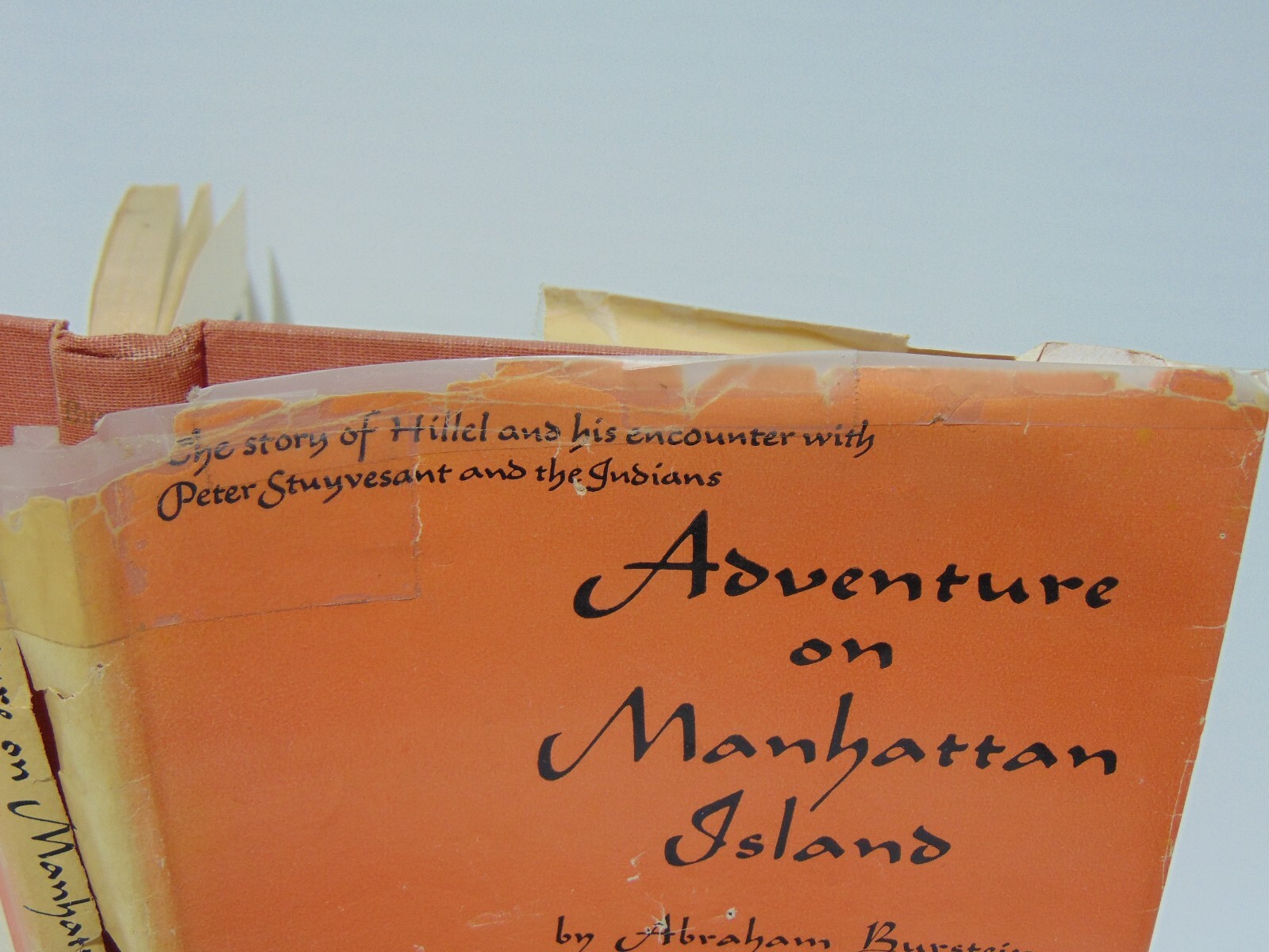 Adventure On Manhattan Island by Abraham Burstein (1957, Hardcover) Ex-Library