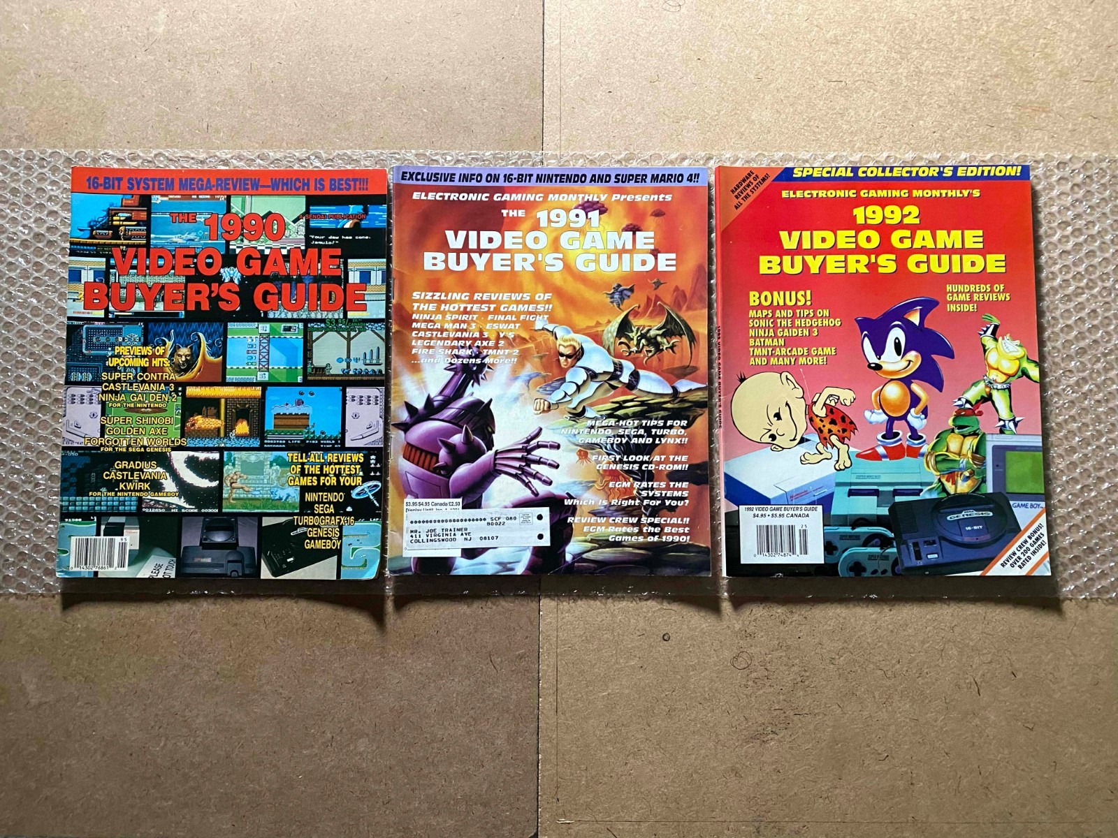 LOT OF EGM Supplements + Buyer’s Guides + Super Gaming + Sega Force (1989-1997)