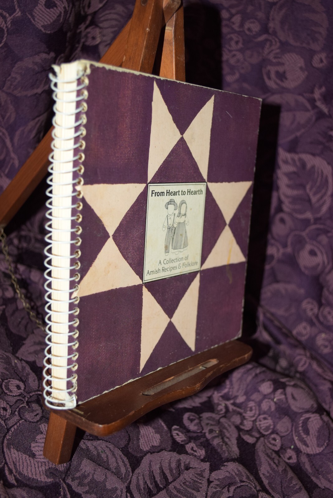 From Heart To Hearth Amish Cookbook 1986 Spiral Bound LN PB
