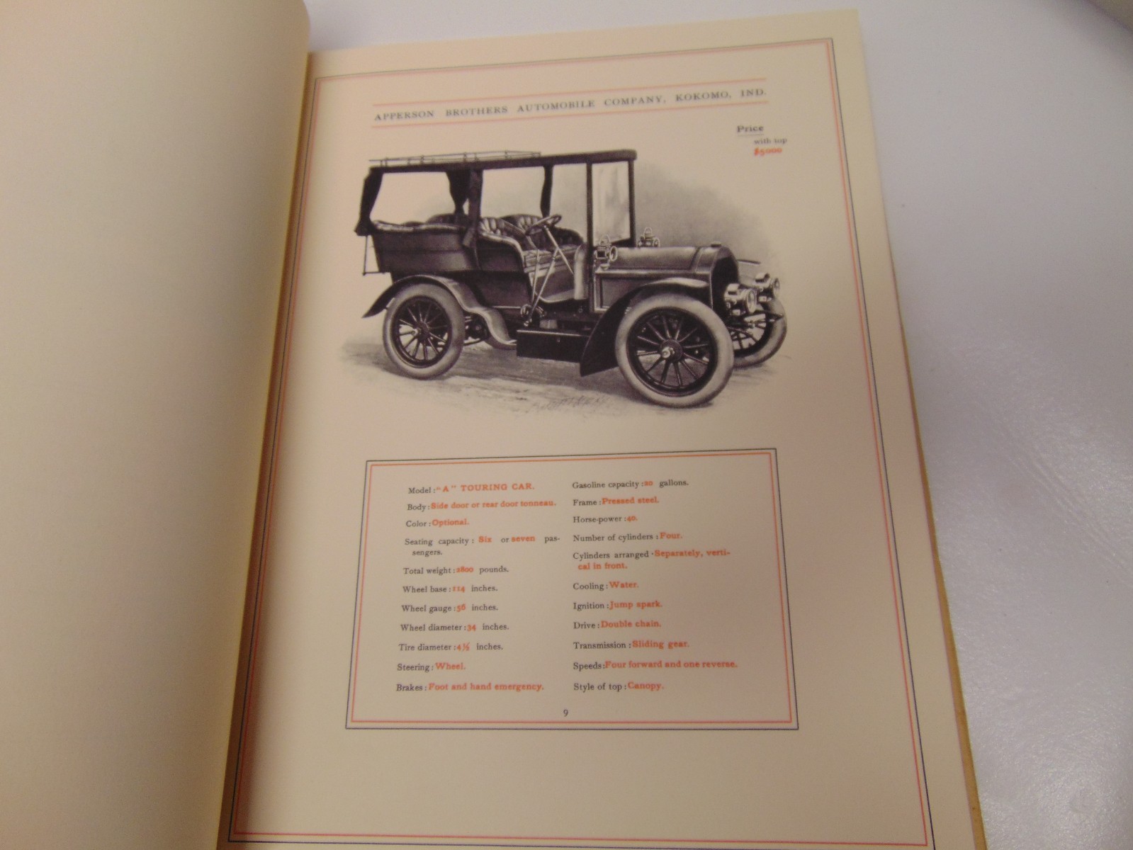 1969 Hardcover book 1904 Gasoline Automobiles with jacket 83 pages Ken Purdy