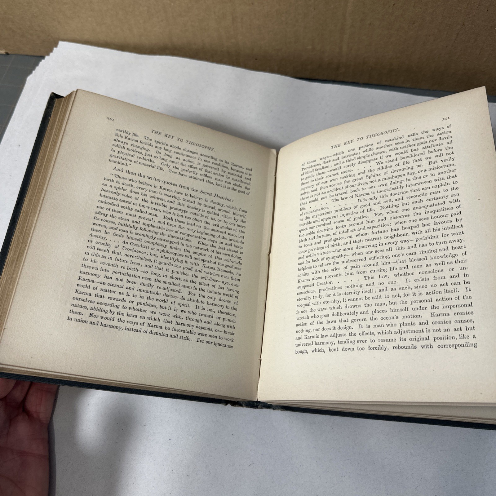 The Key To Theosophy by HP Blavatsky 1889 First Edition RARE Book Occult